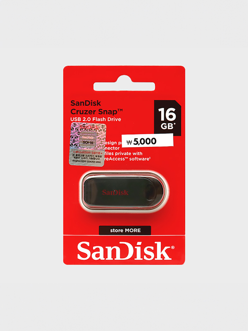 샌디스크 USB메모리 스냅타입(16G)