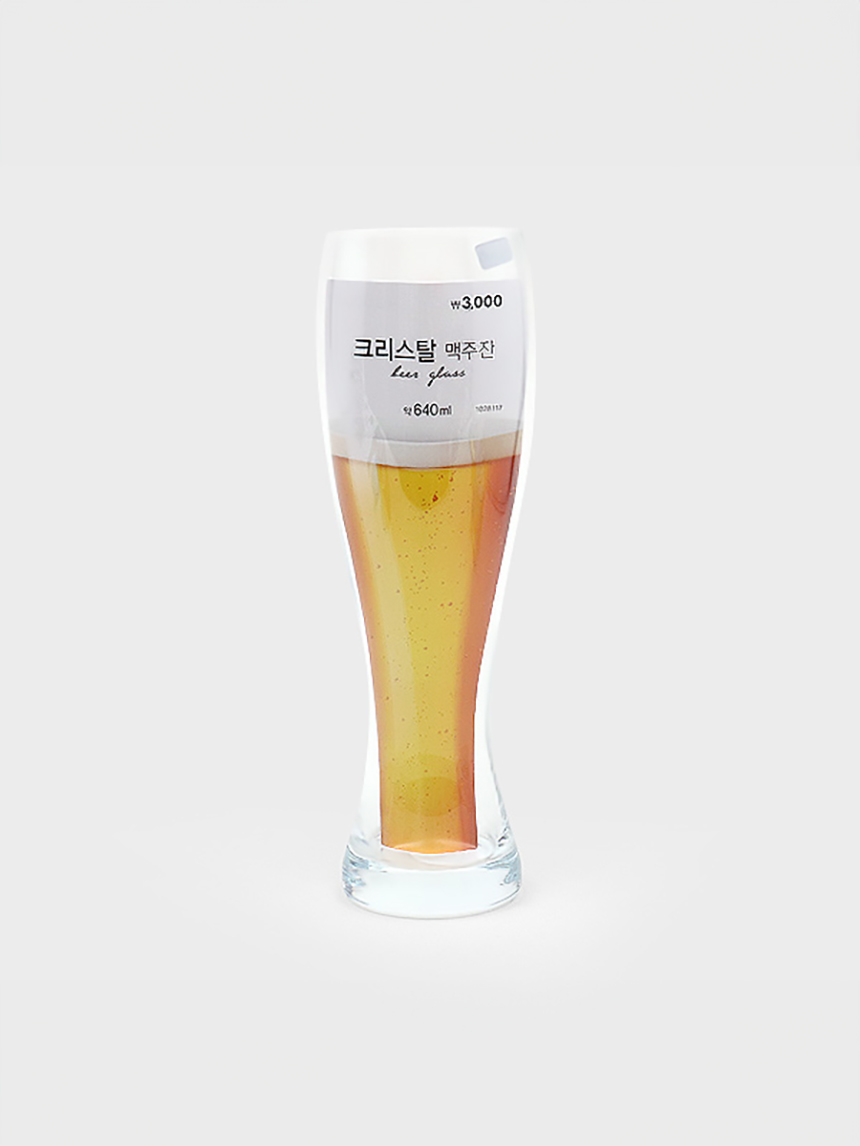 CZ크리스탈롱맥주잔(약640 ml)