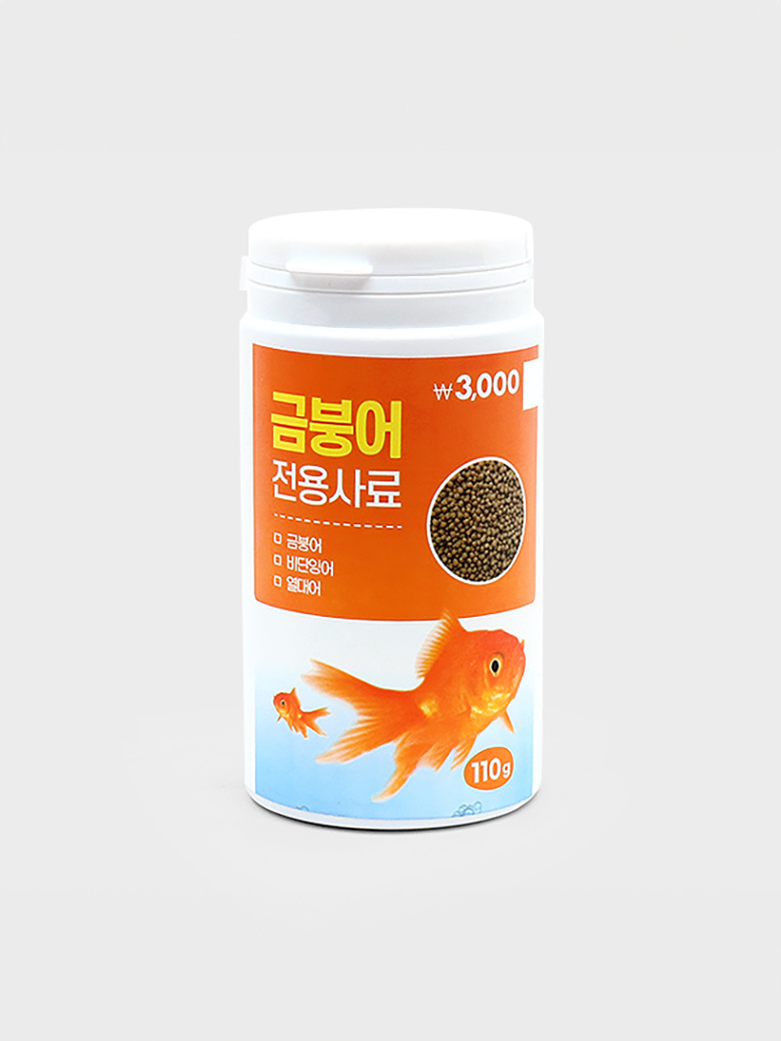 다이소 [펫] 금붕어 사료 110 g