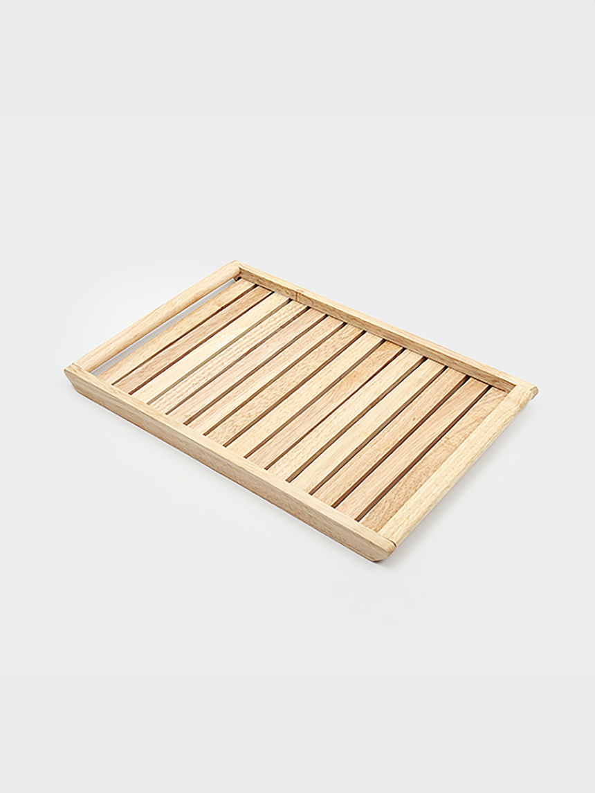 고무나무 칸 트레이 21cm