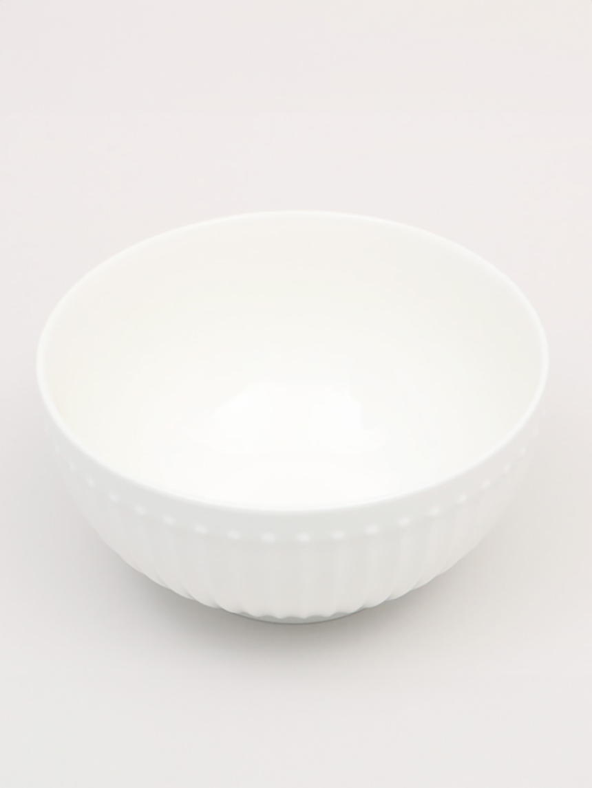 뉴본 양각 테두리 면기 17.5 cm