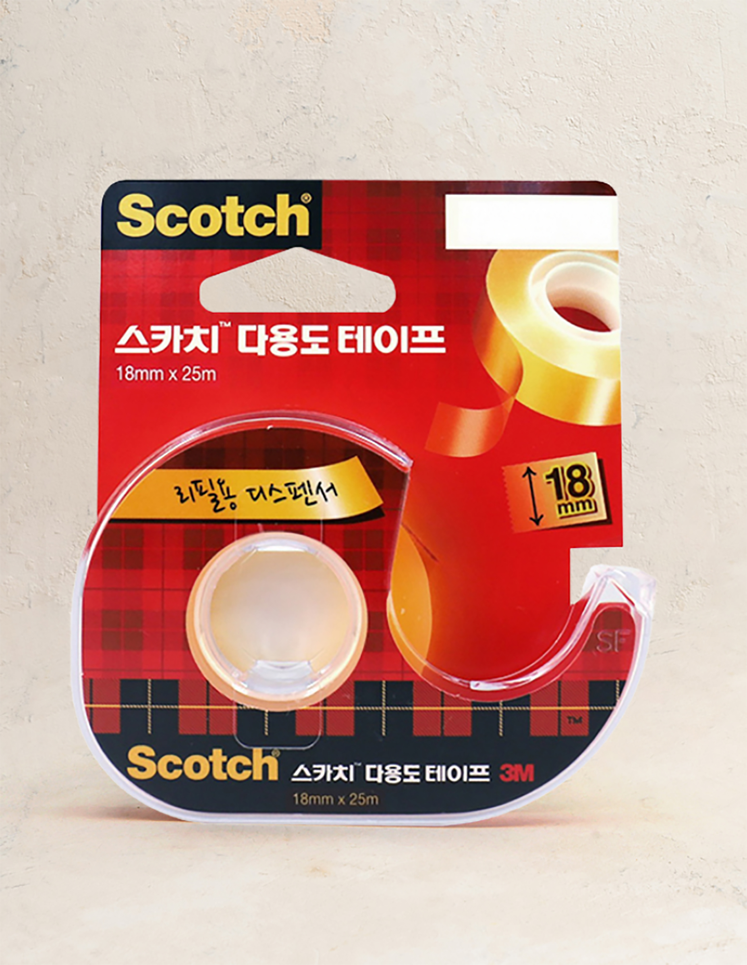 3M 스카치 다용도 테이프 디스펜서 18mmX25m
