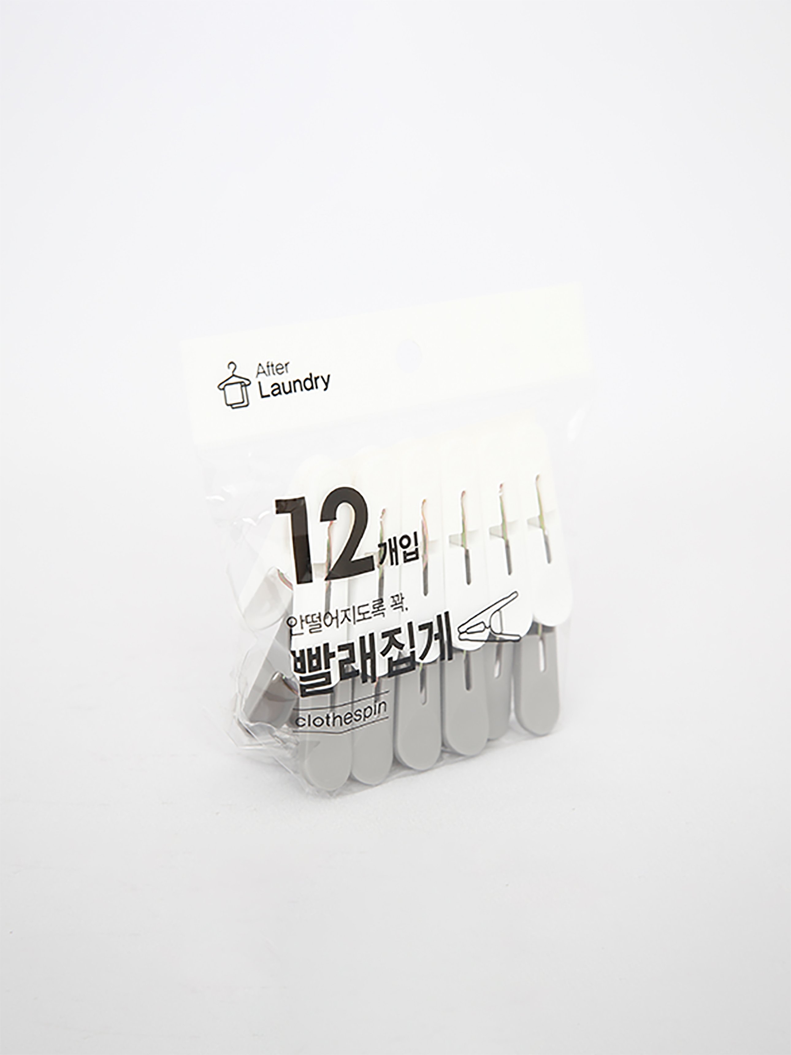 스타일 빨래 집게 12P