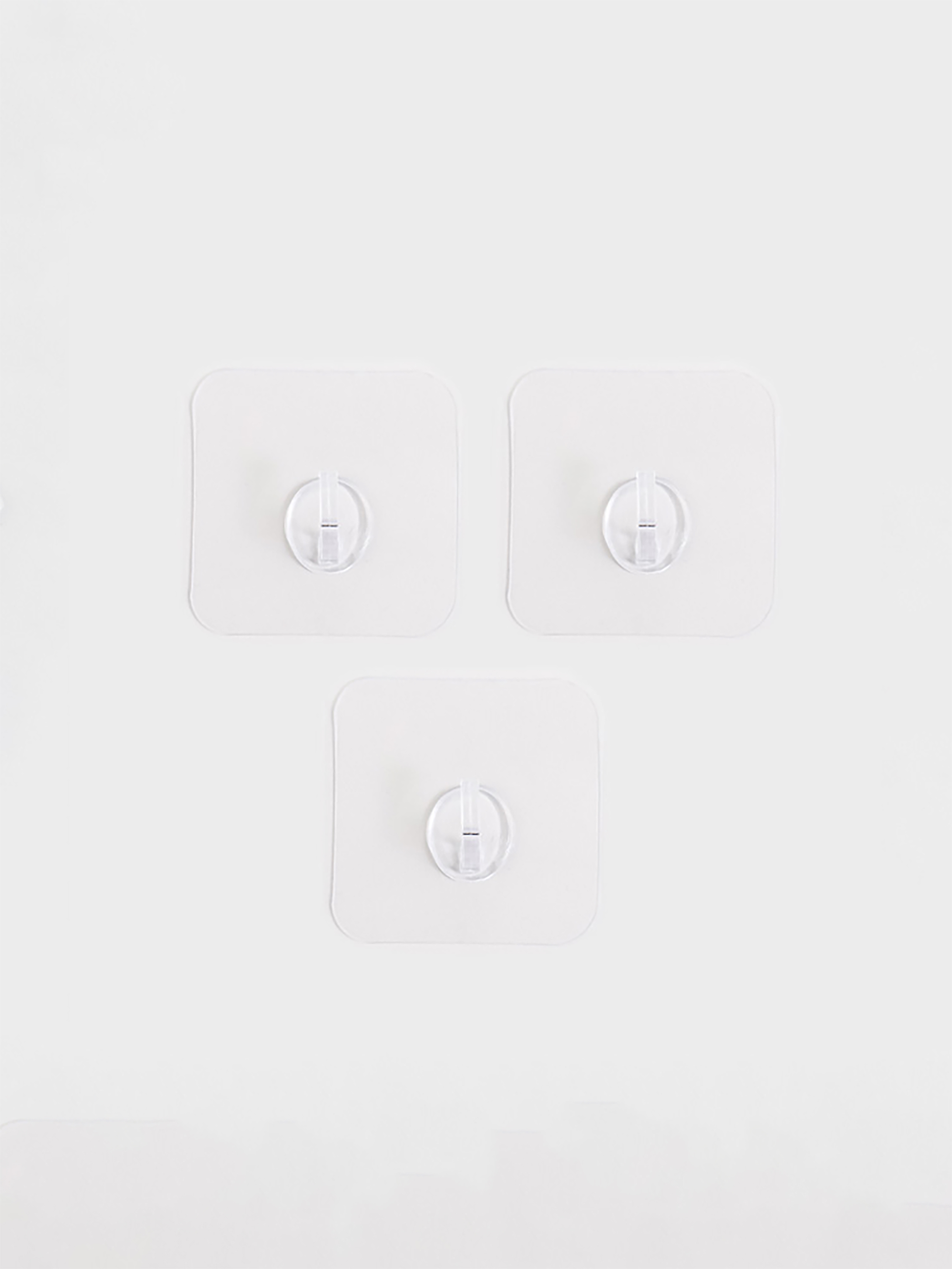 재점착식 사각 후크 3P