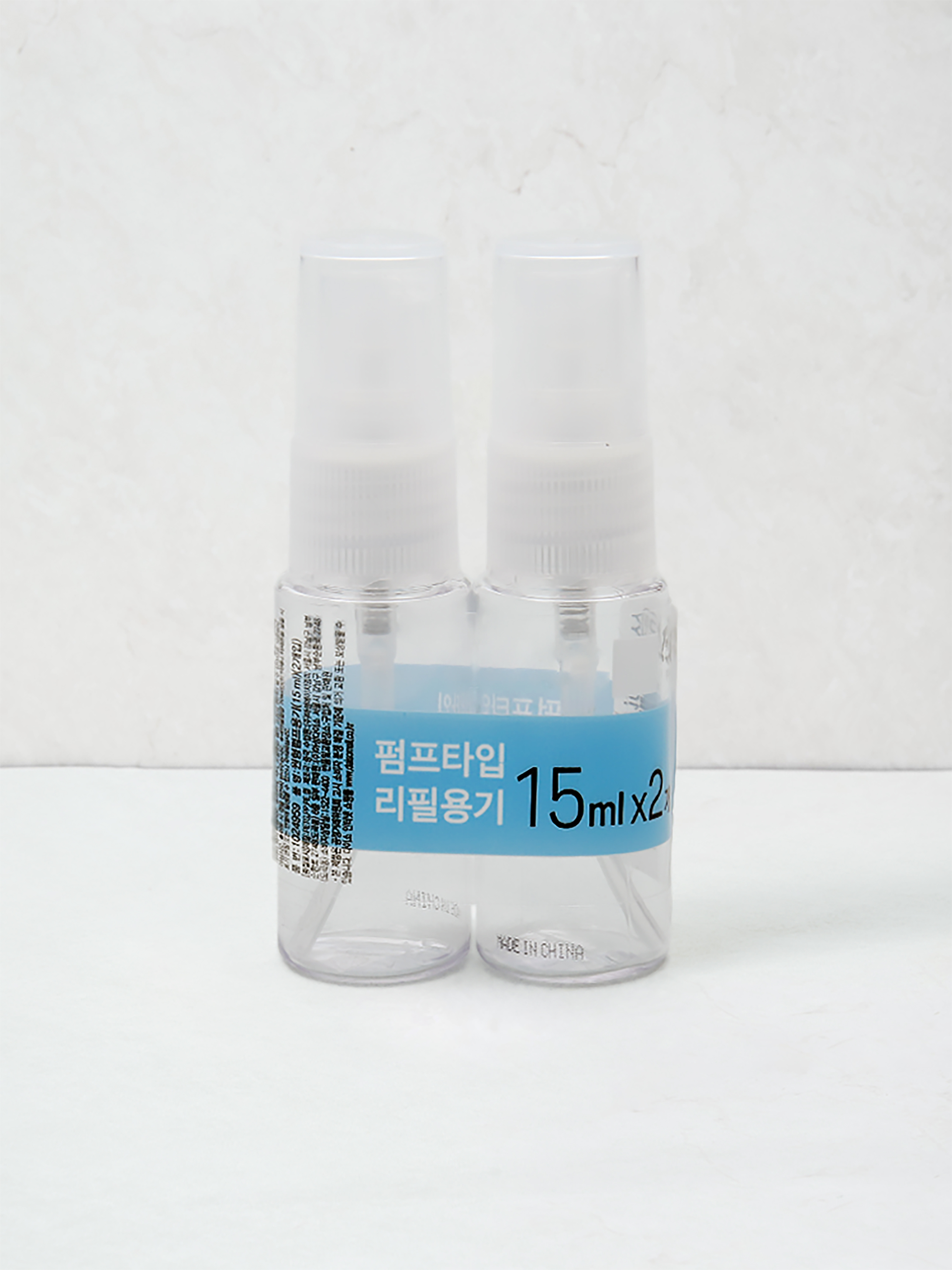 원형 펌프 용기 15ml 2P