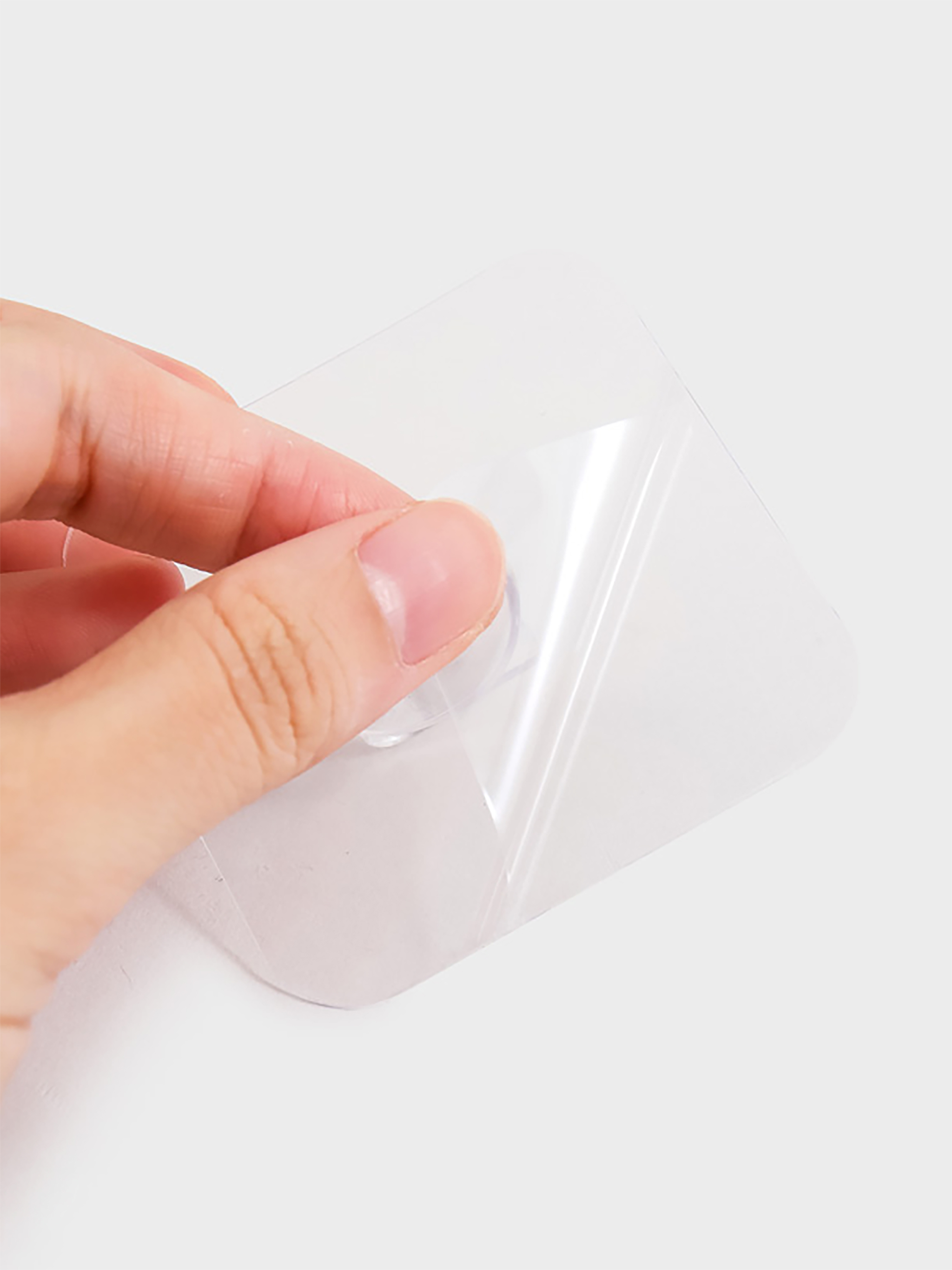 재점착식 사각 후크 3P