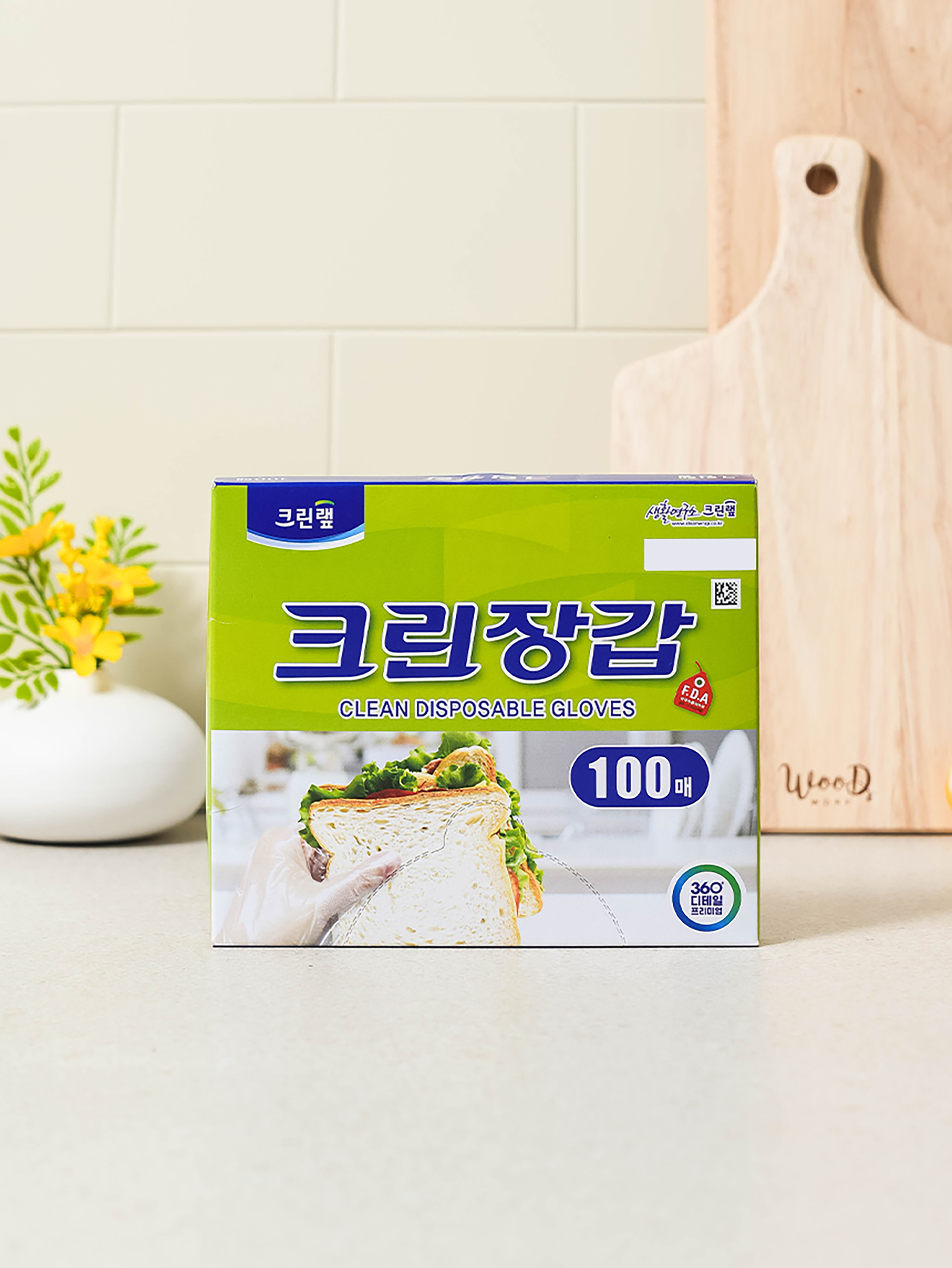 크린랲 크린장갑 100매