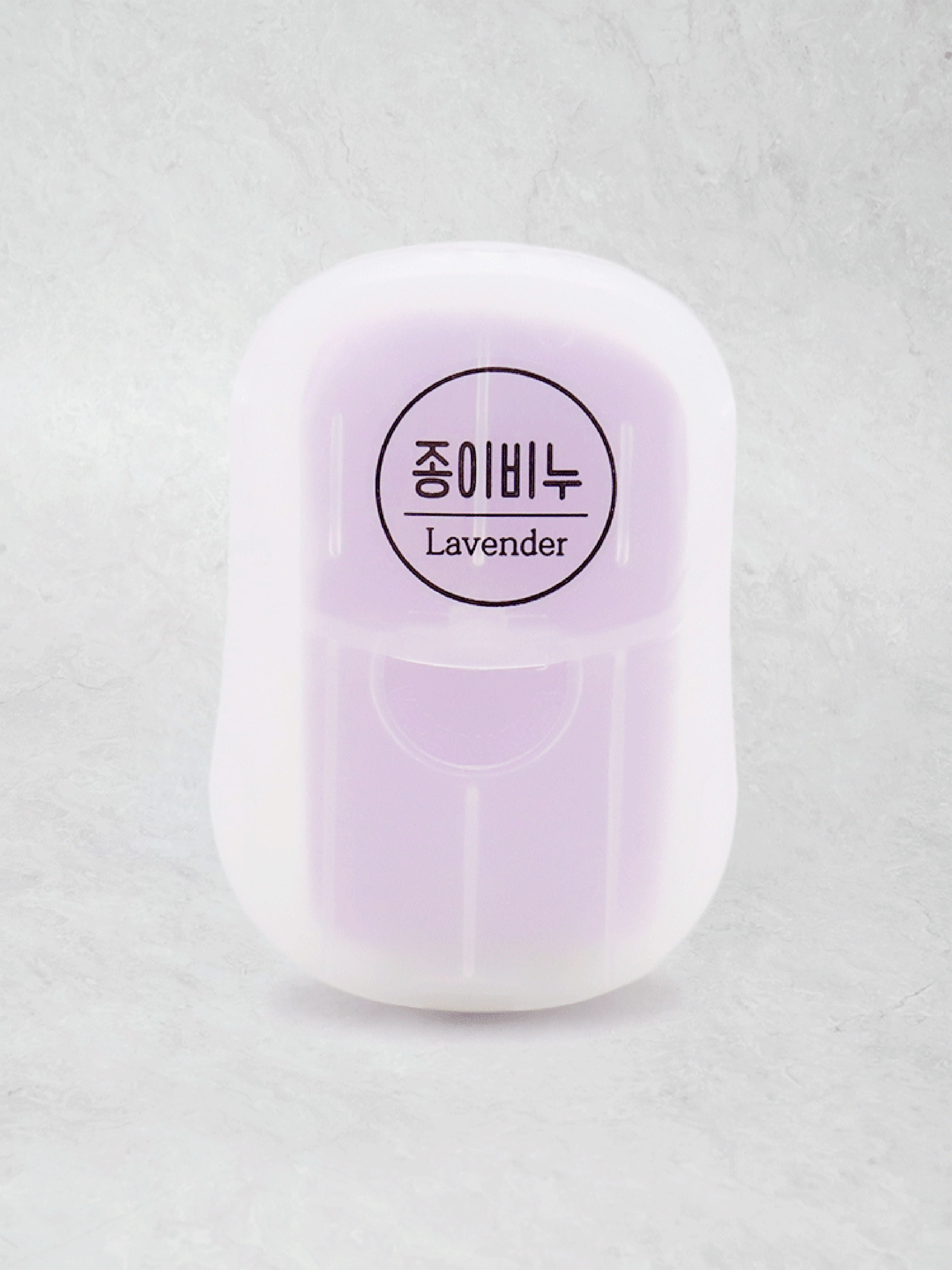 휴대용 종이비누 라벤더 향 15매