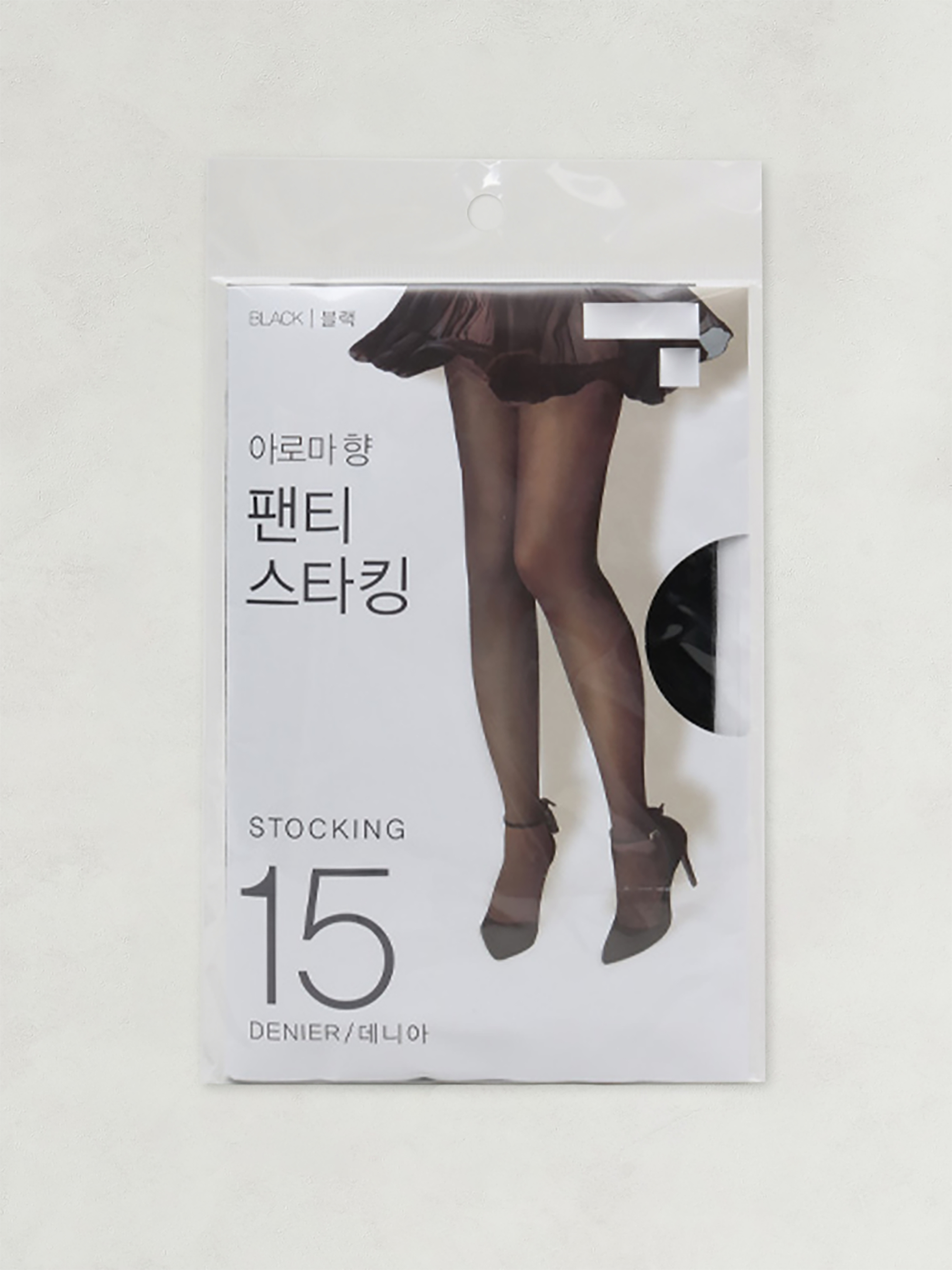 아로마 향 팬티스타킹 15D 블랙