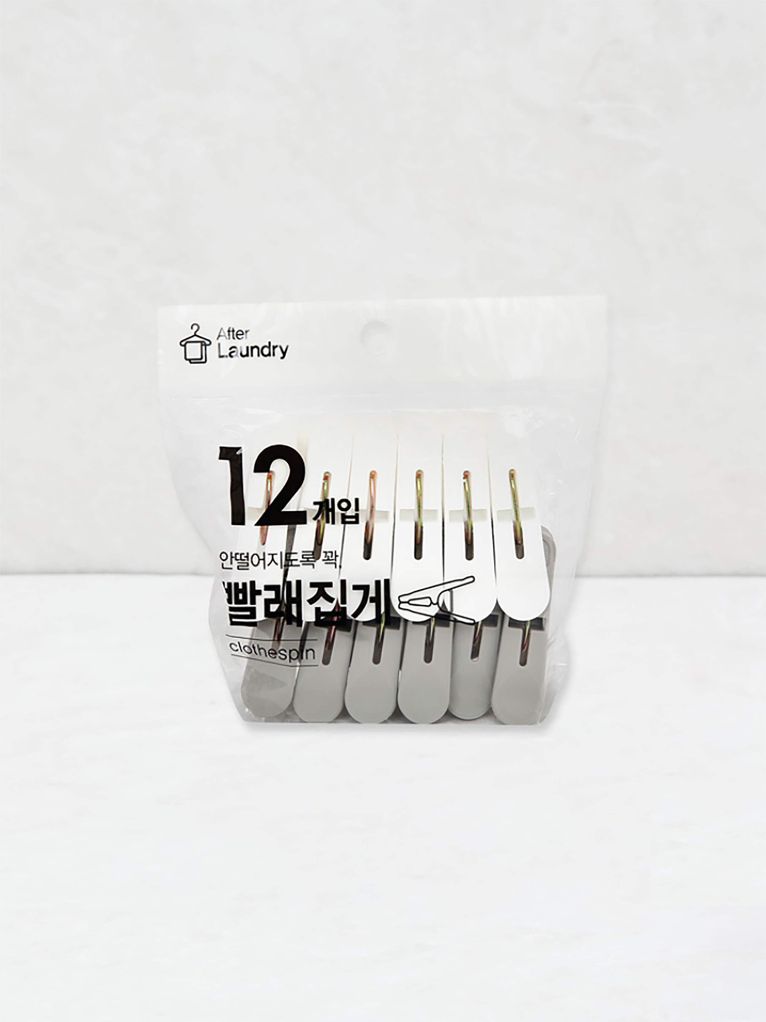 스타일 빨래 집게 12P