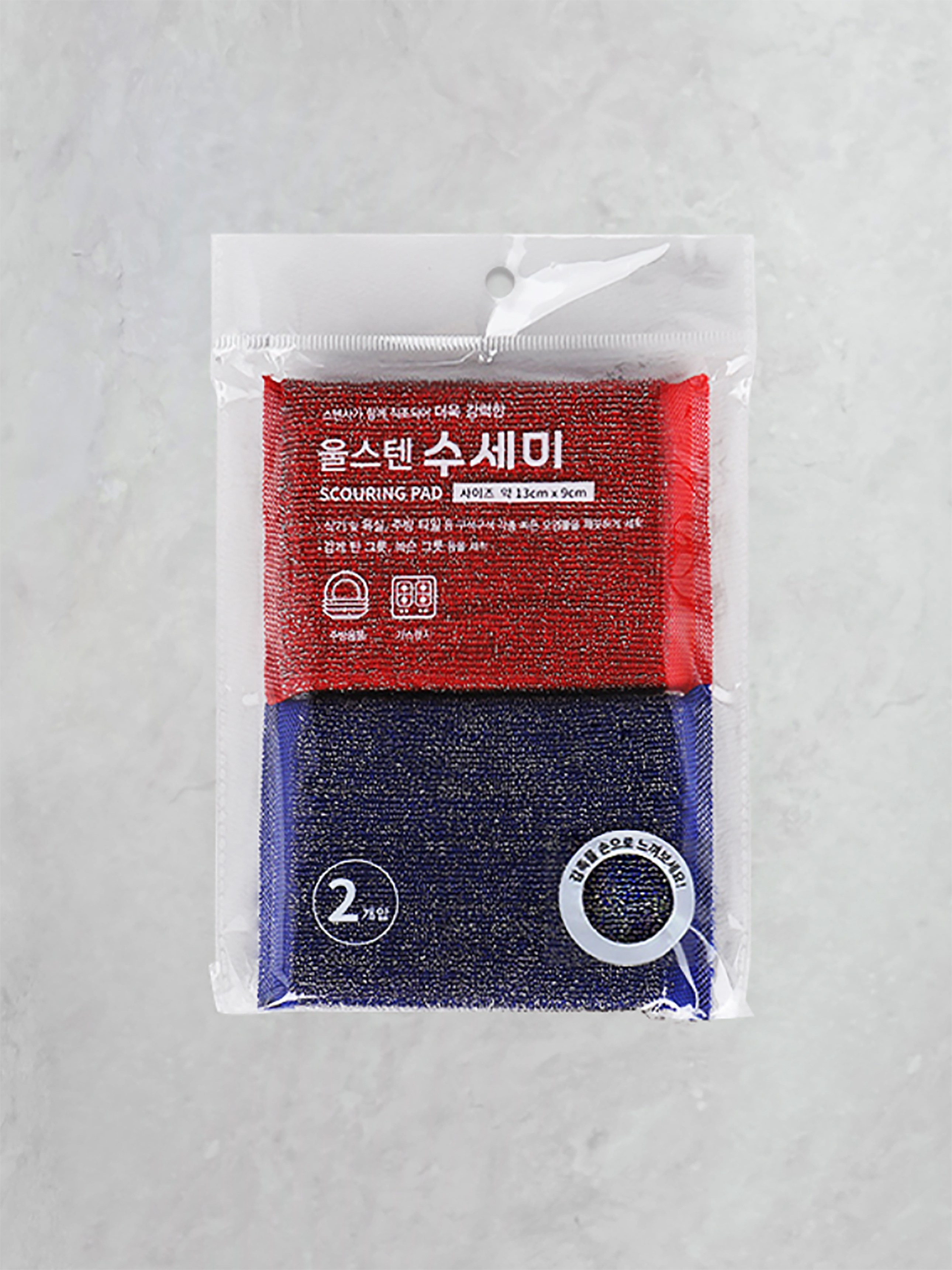 강력 스텐 실 수세미 2P