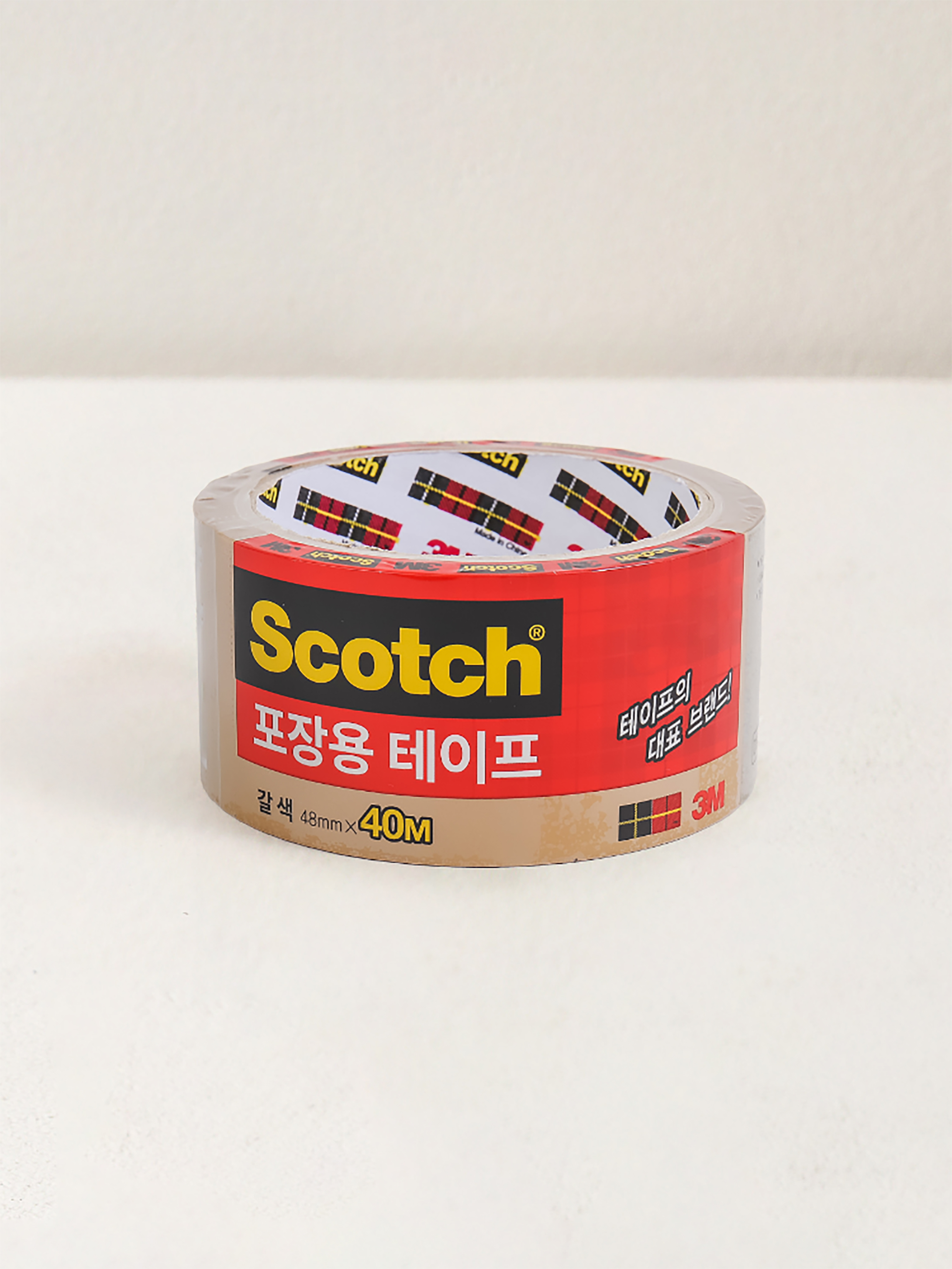 3M 스카치 박스 테이프 40m 갈색