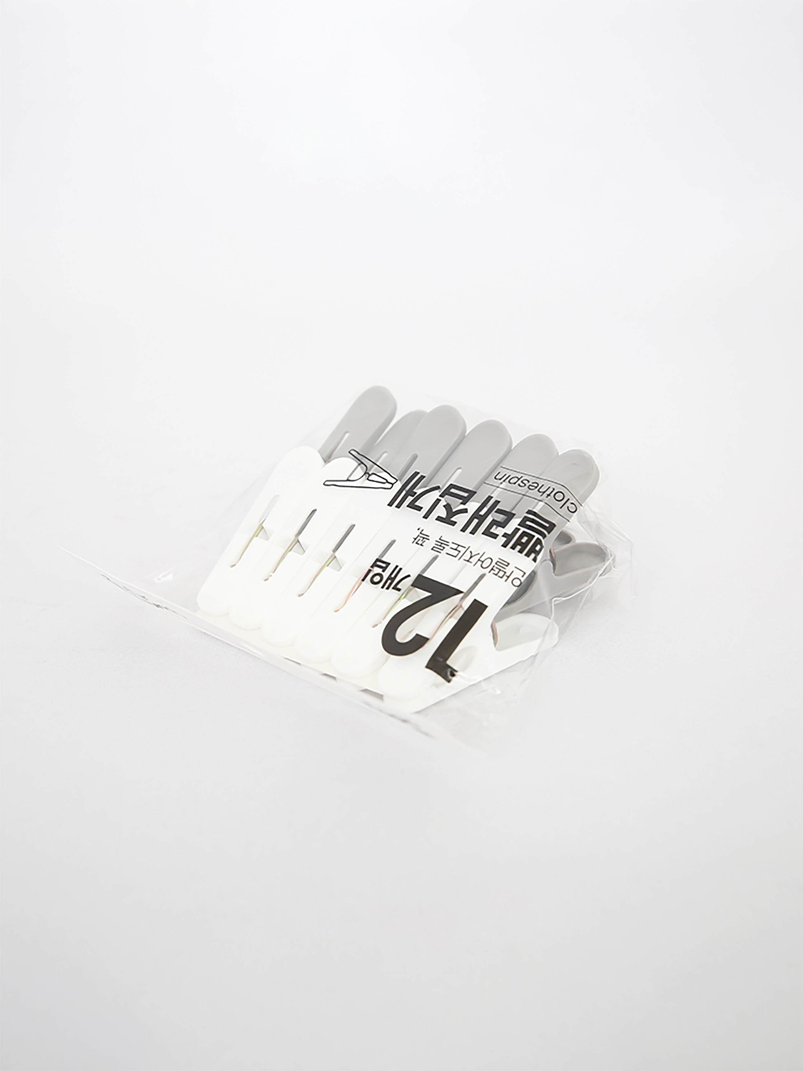 스타일 빨래 집게 12P