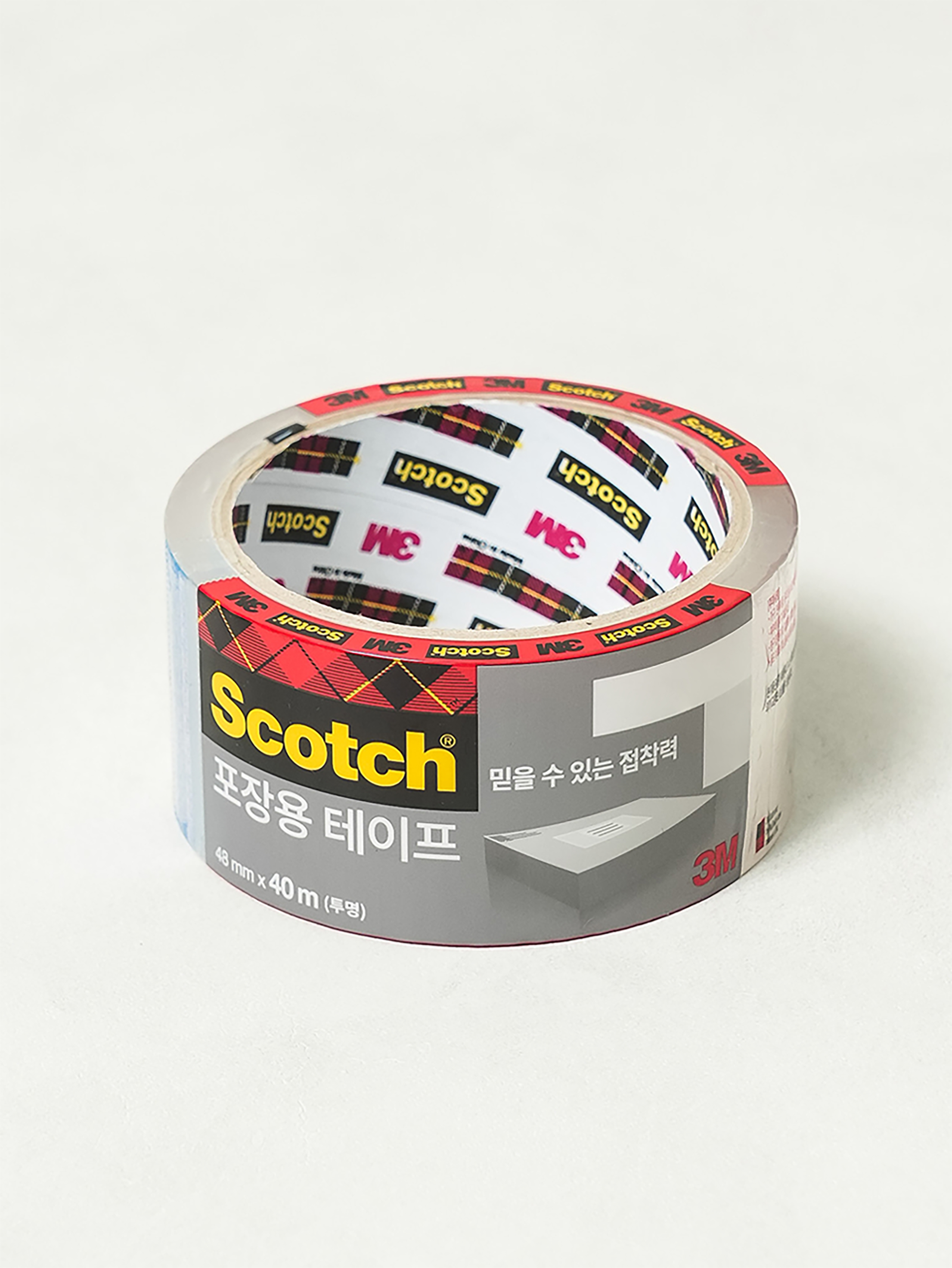 3M 스카치 박스테이프 투명 40m