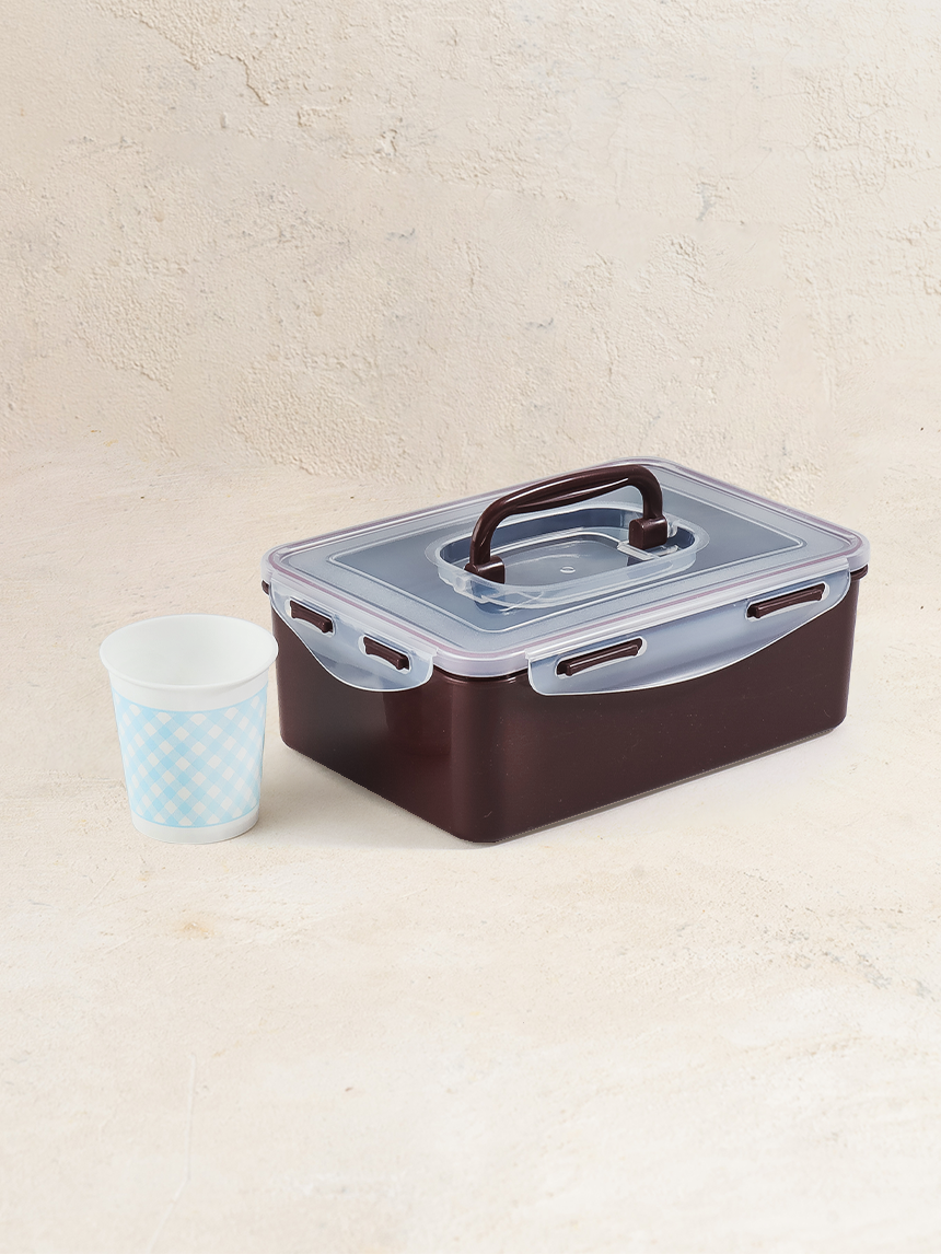 내추럴 직사각 김치통 4L