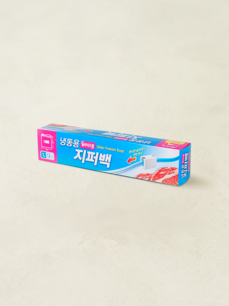 슬라이드 지퍼백 대 12매