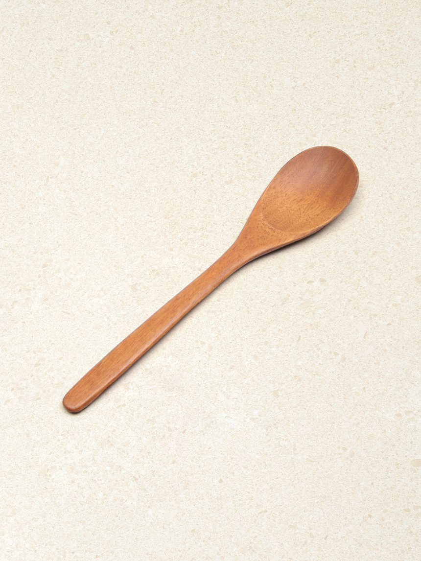 천연 옻칠 나무 스푼 중