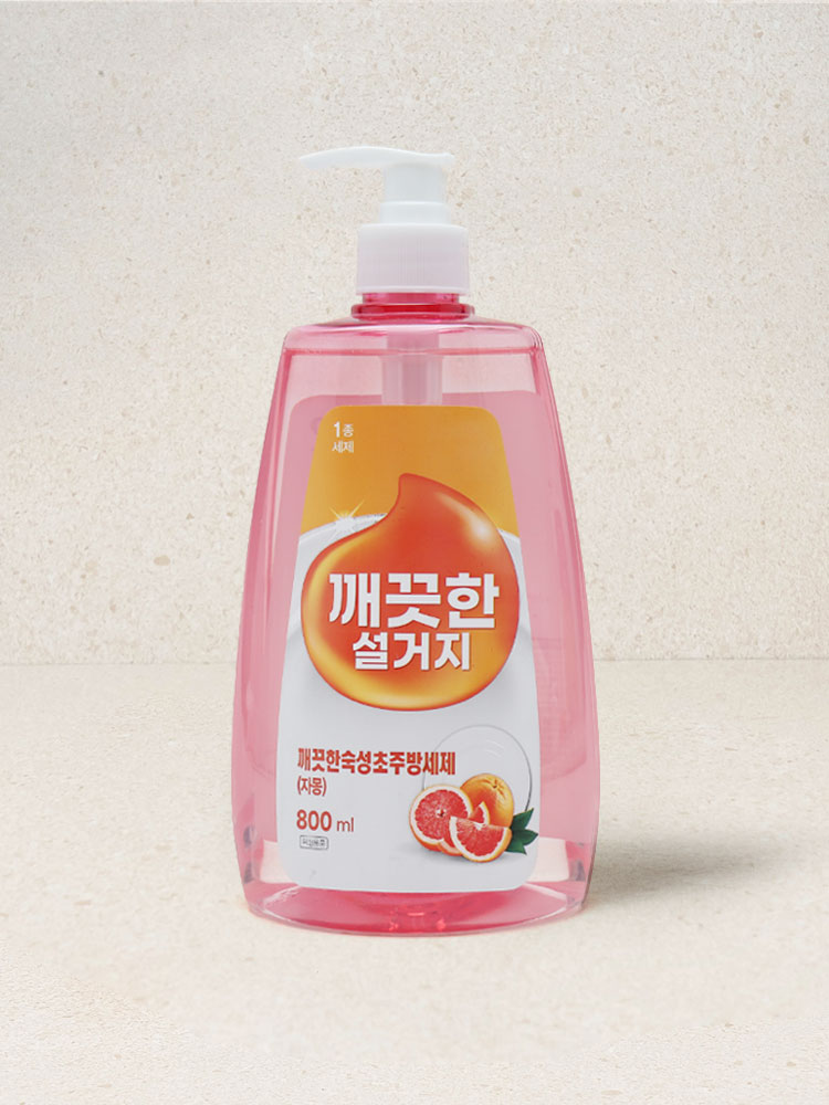 깨끗한 숙성초 주방세제 자몽향 800ml