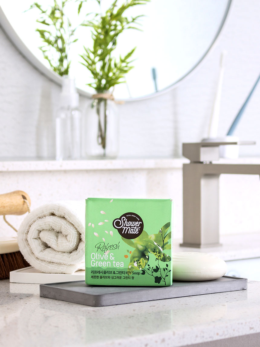 Мыло Shower Mate Refresh Олива и зеленый чай 90 г