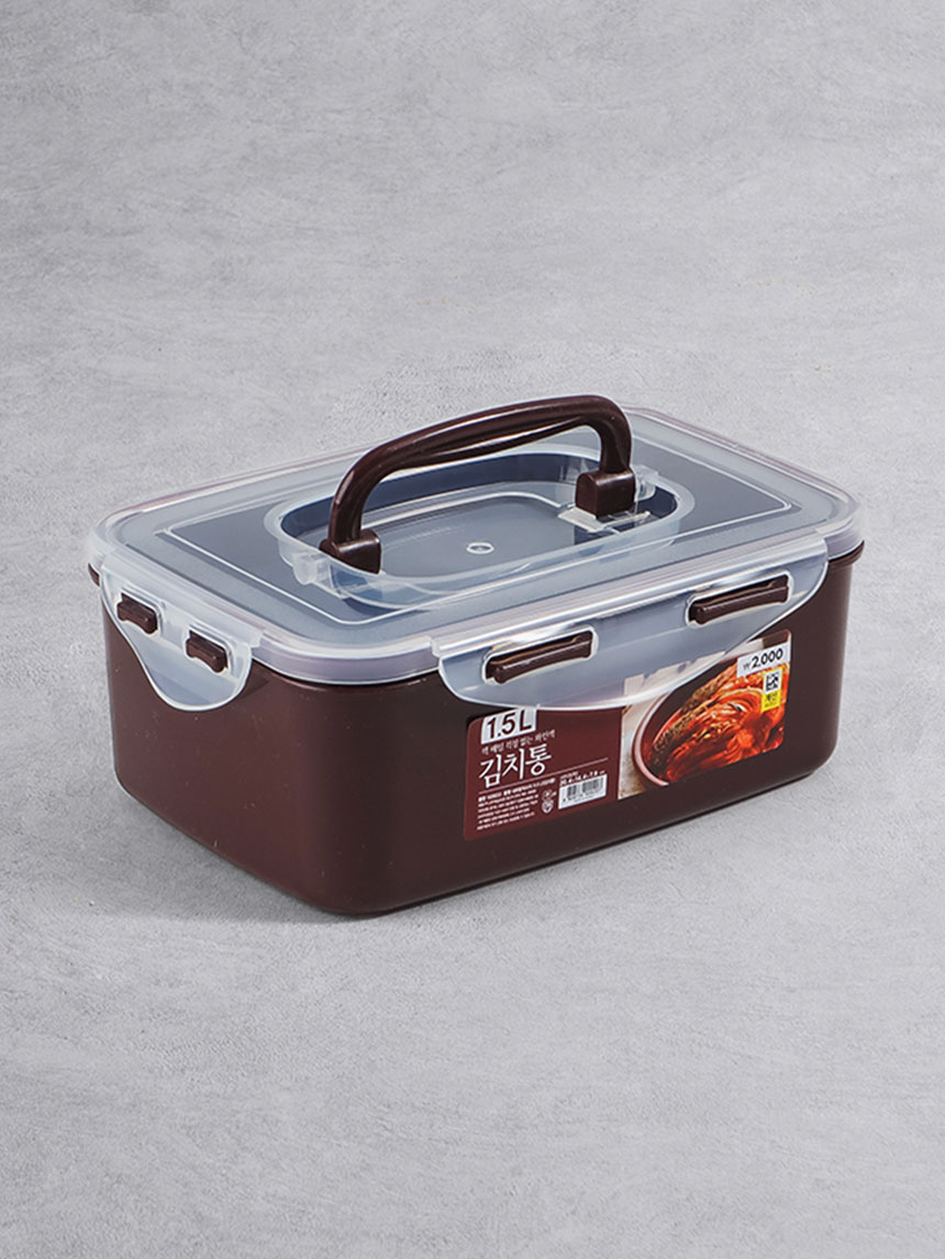 내추럴 직사각 김치통 1.5L