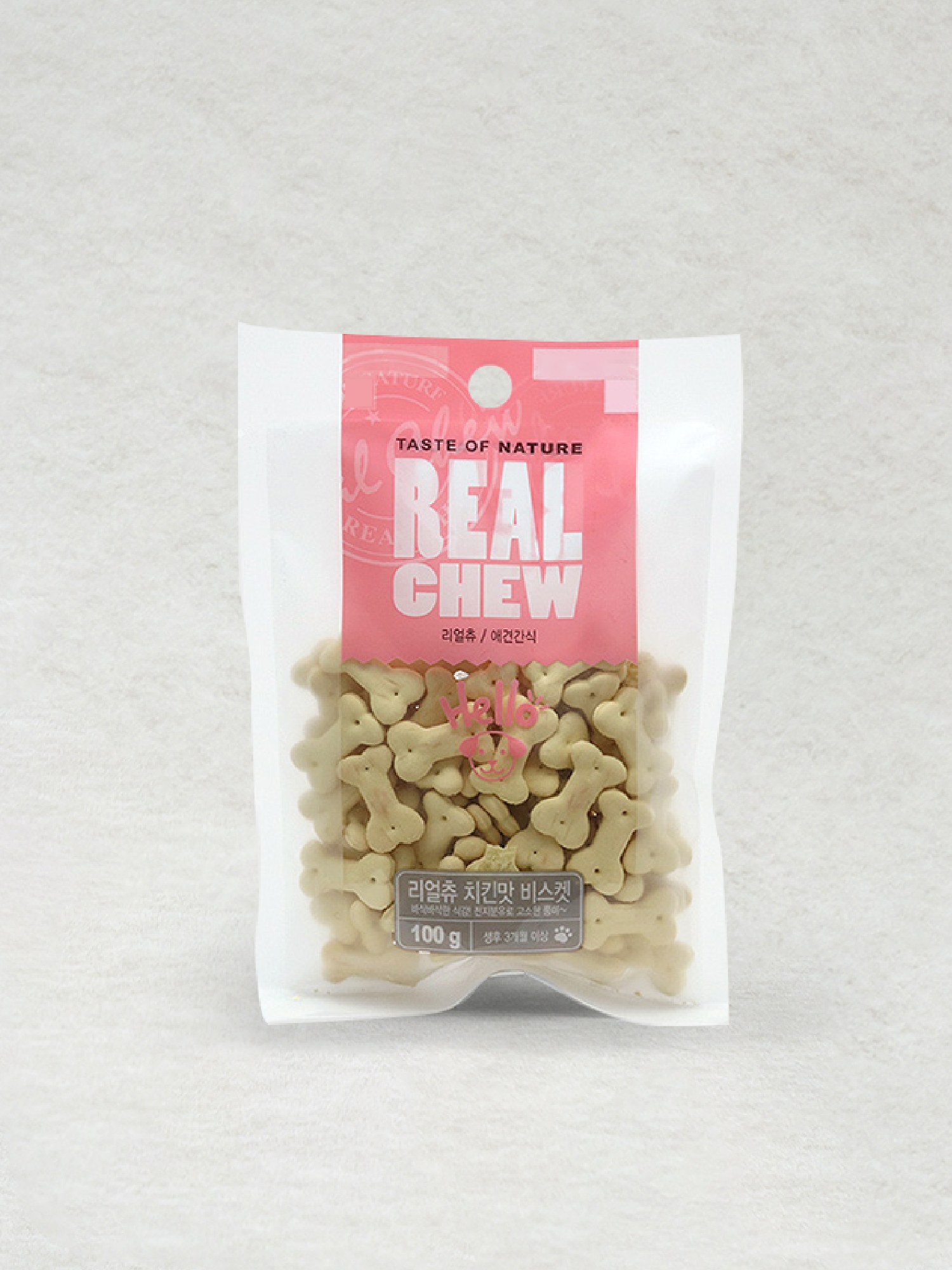 Печенье для питомцев Real Chew со вкусом курицы 100 г