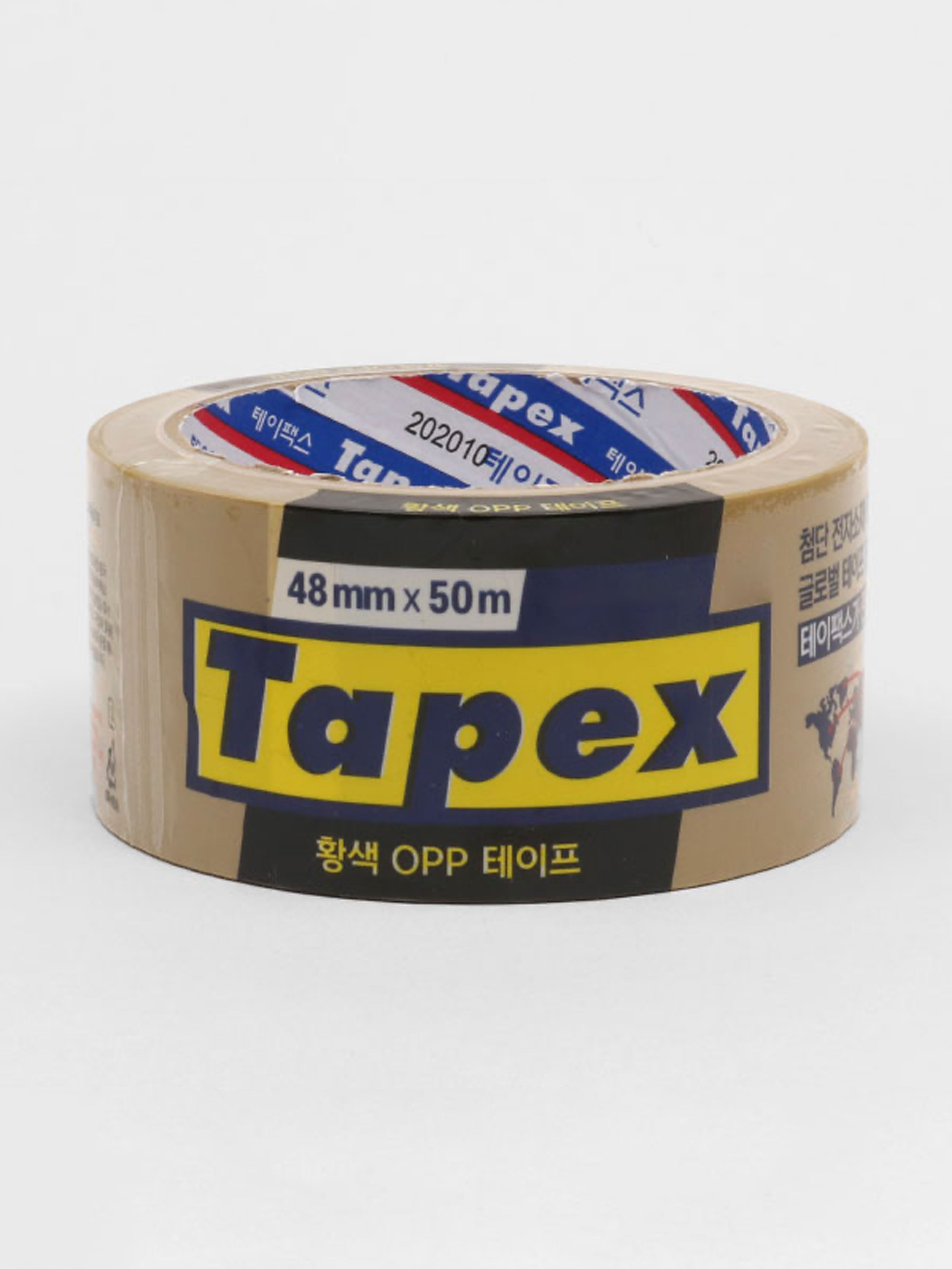 테이팩스 황색 박스 OPP 테이프 48mmX50m