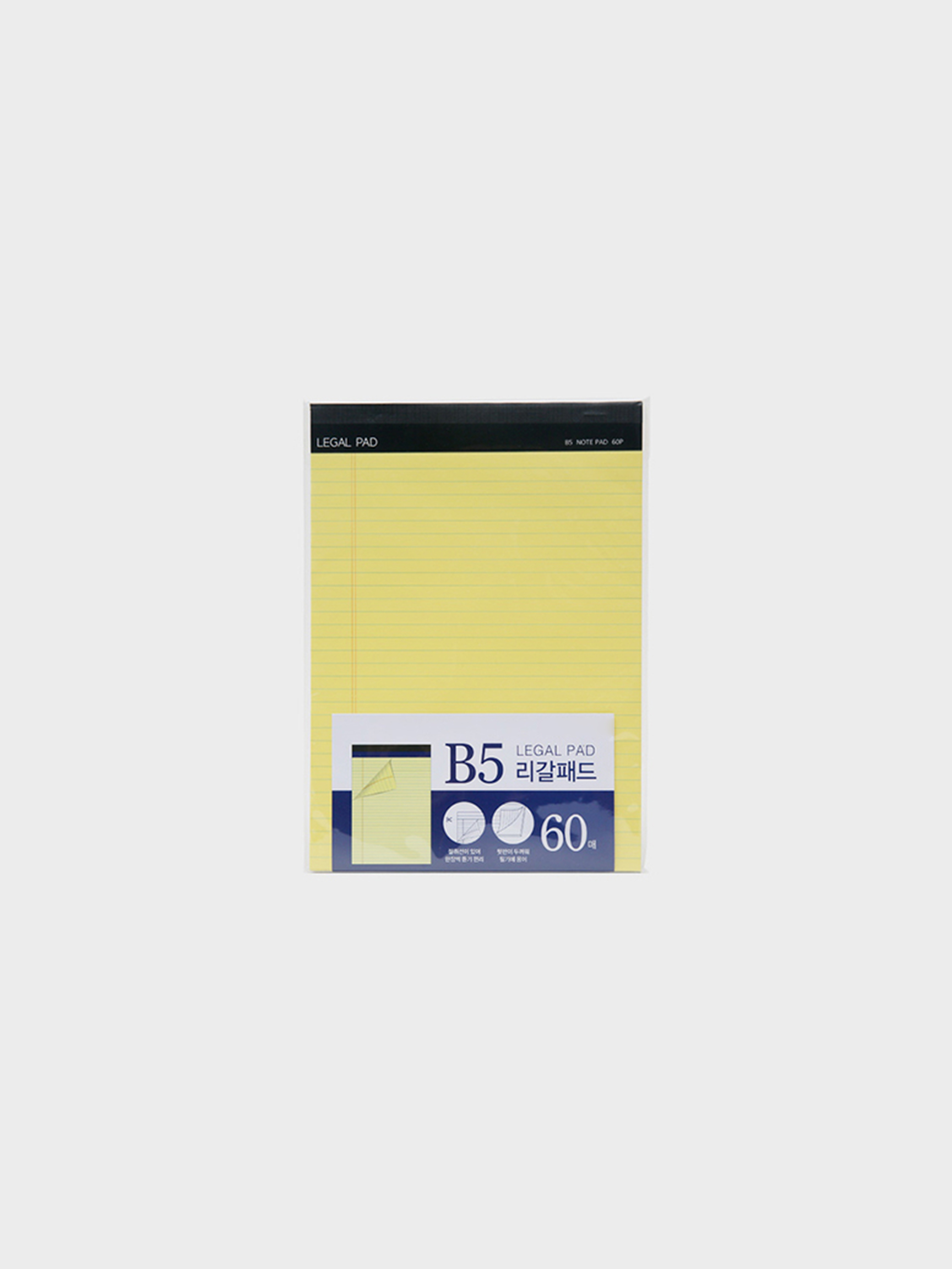 B5 옐로우 리갈패드 60매입