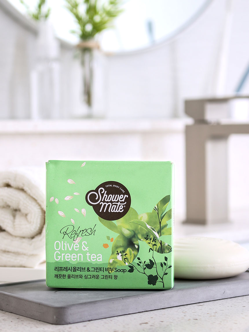 Мыло Shower Mate Refresh Олива и зеленый чай 90 г