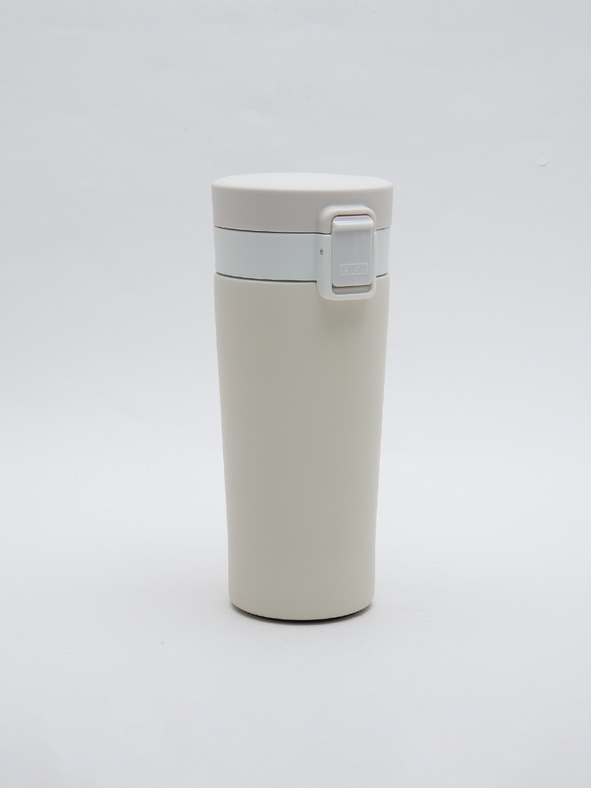 원터치 보온병 400ml 아이보리