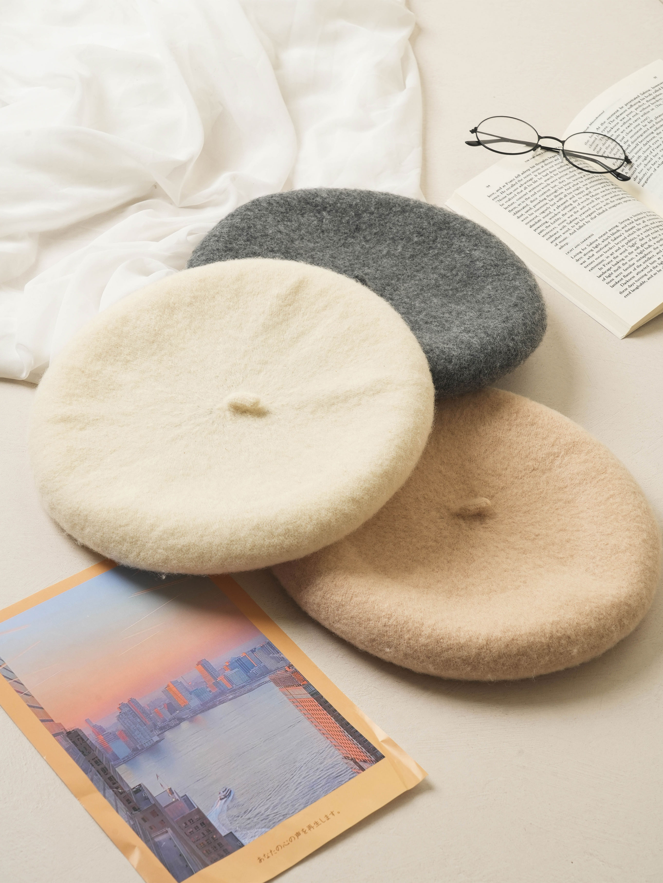 베이직 울 베레모