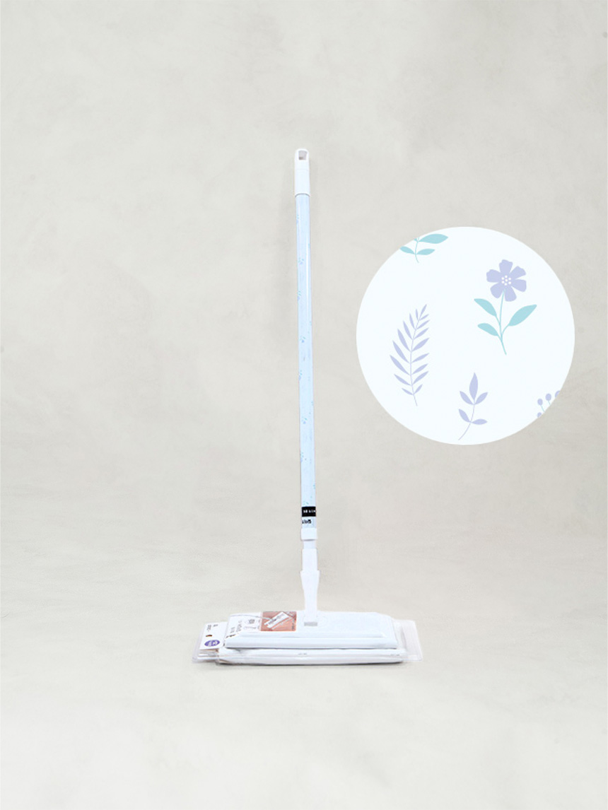 2단 전사 밀대＆청소포 세트