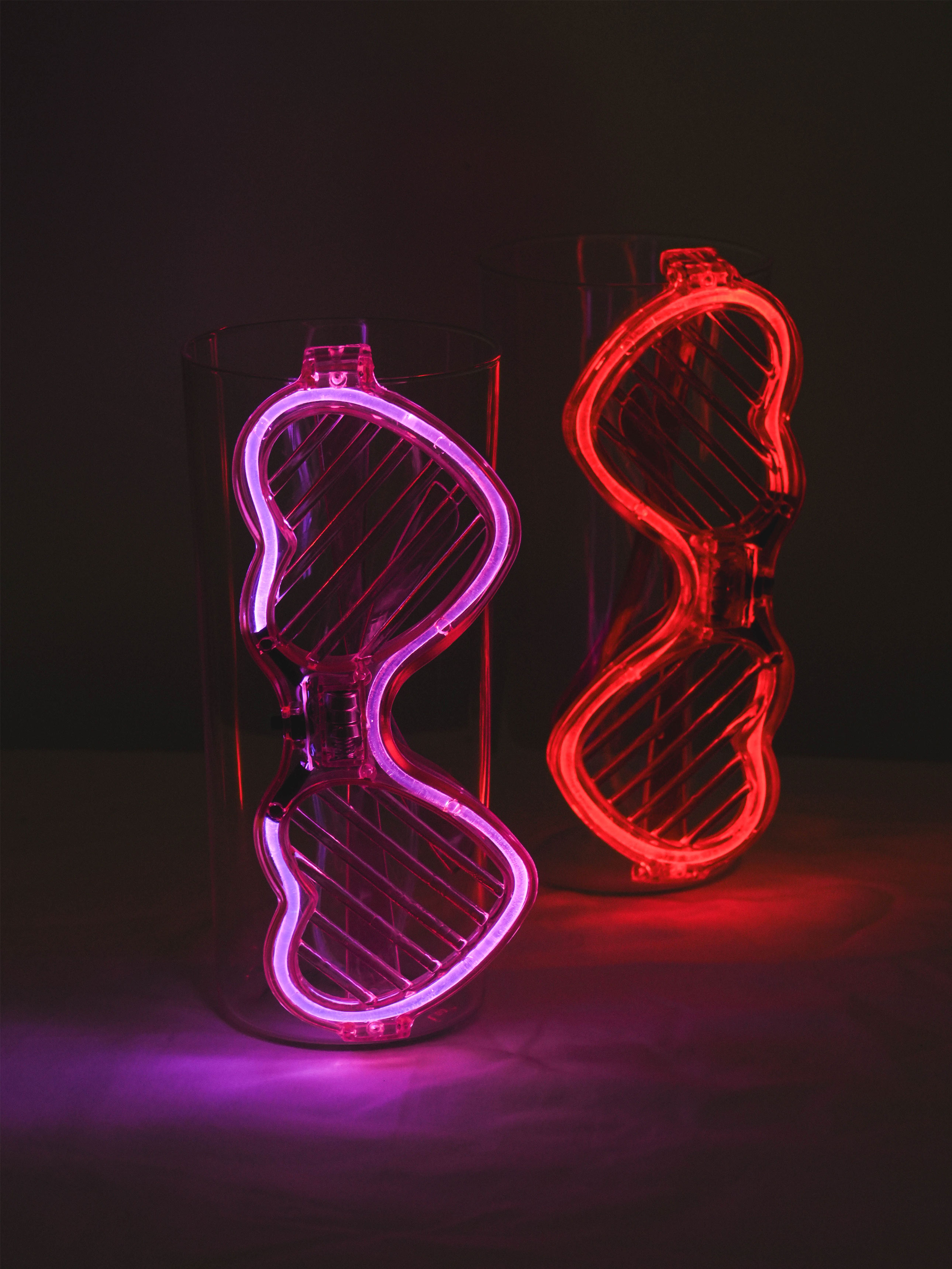 LED 하트 안경