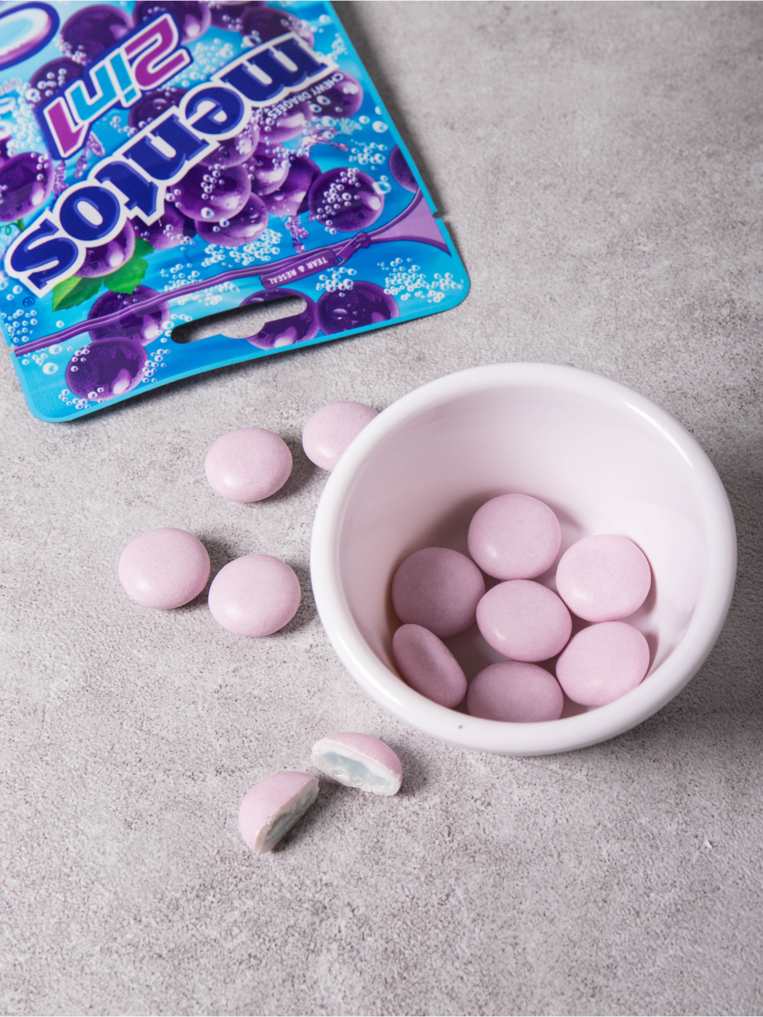 농심 멘토스 그레이프 소다 45 g