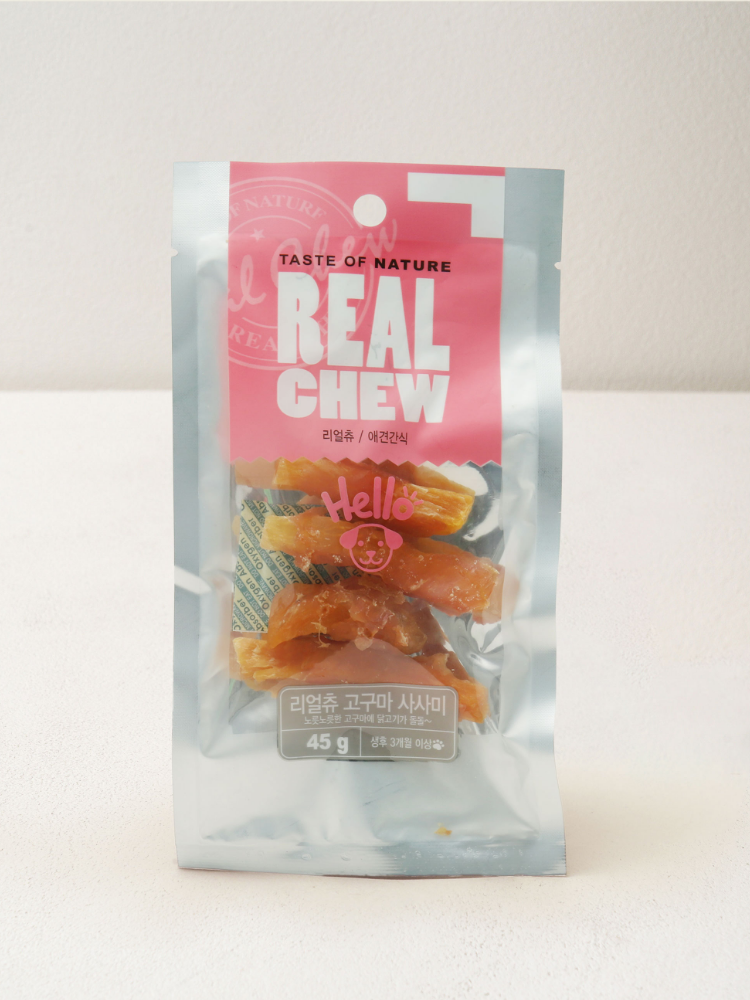 [펫] 리얼츄 고구마 사사미 45g