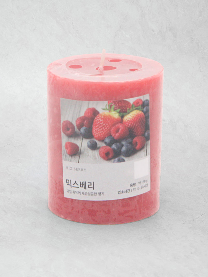 컬러 필러 캔들 믹스베리