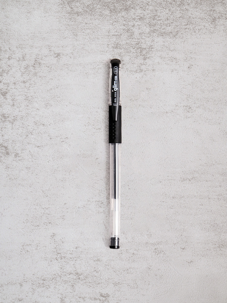 캡식 젤펜 블랙 0.5mm 4P