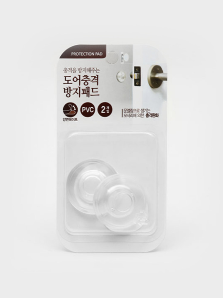 PVC 도어 충격 방지 패드 대 2P