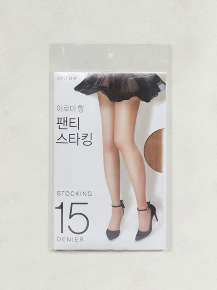 아로마 향 팬티스타킹 15D 살구