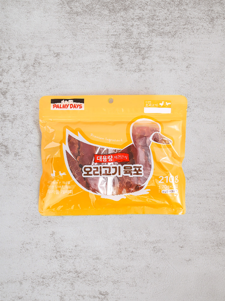 [펫] 대용량 닭고기 육포 70 g X 3개입
