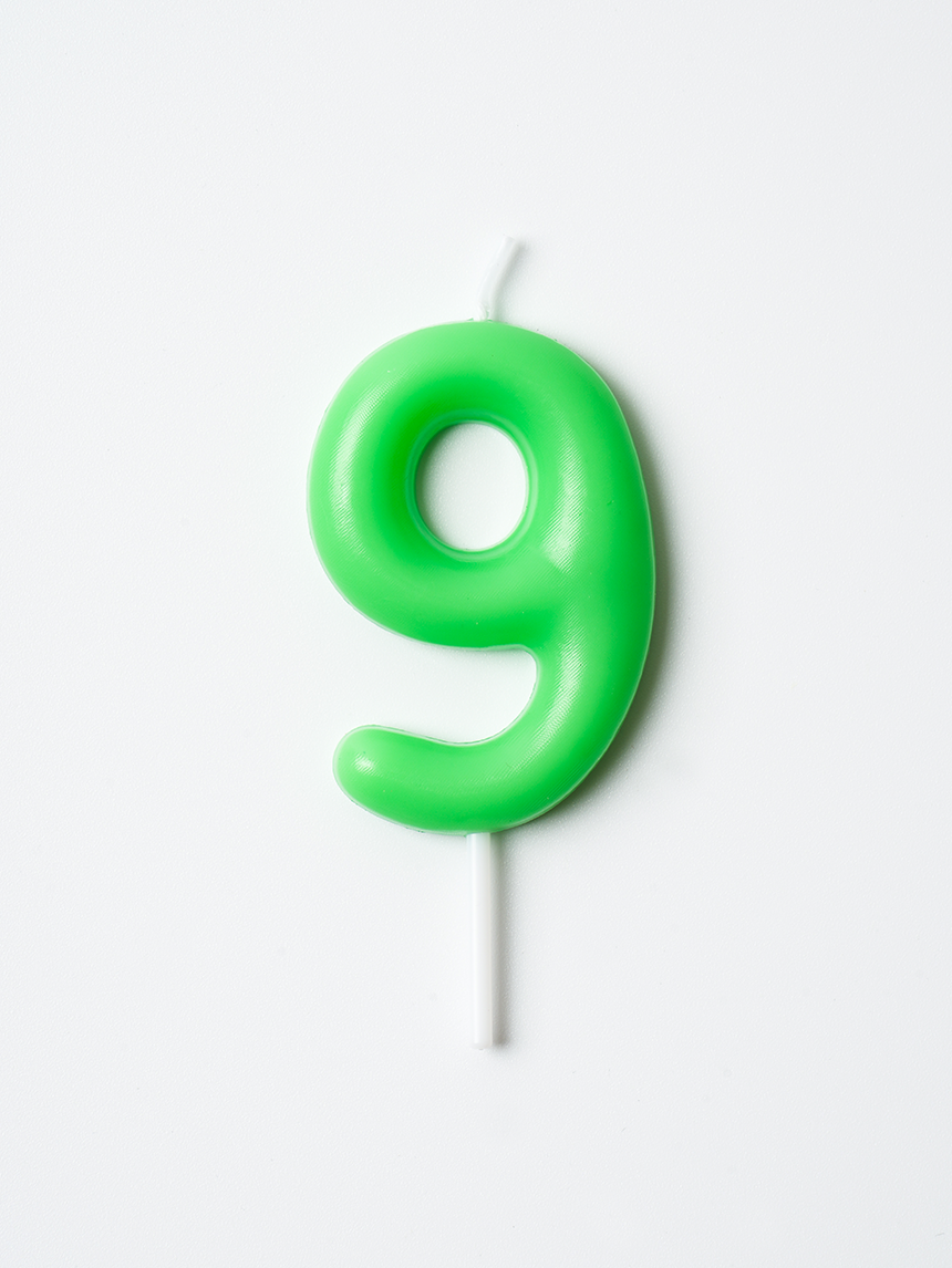 숫자 캔들 9