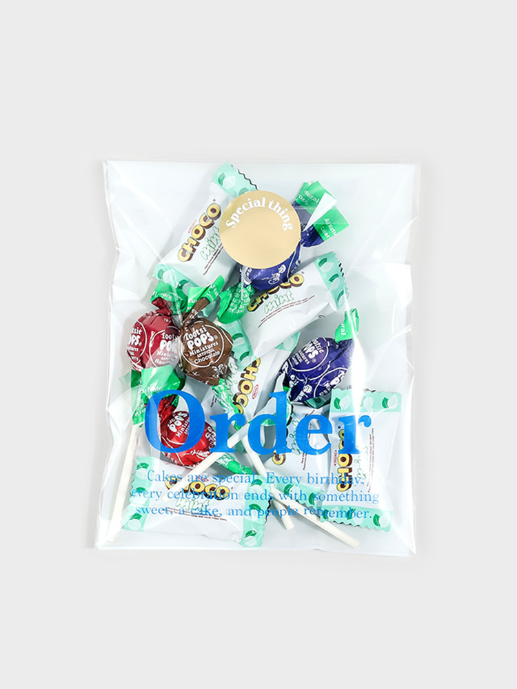 레터링 스티커 접착식 포장봉투 12X15cm 20매