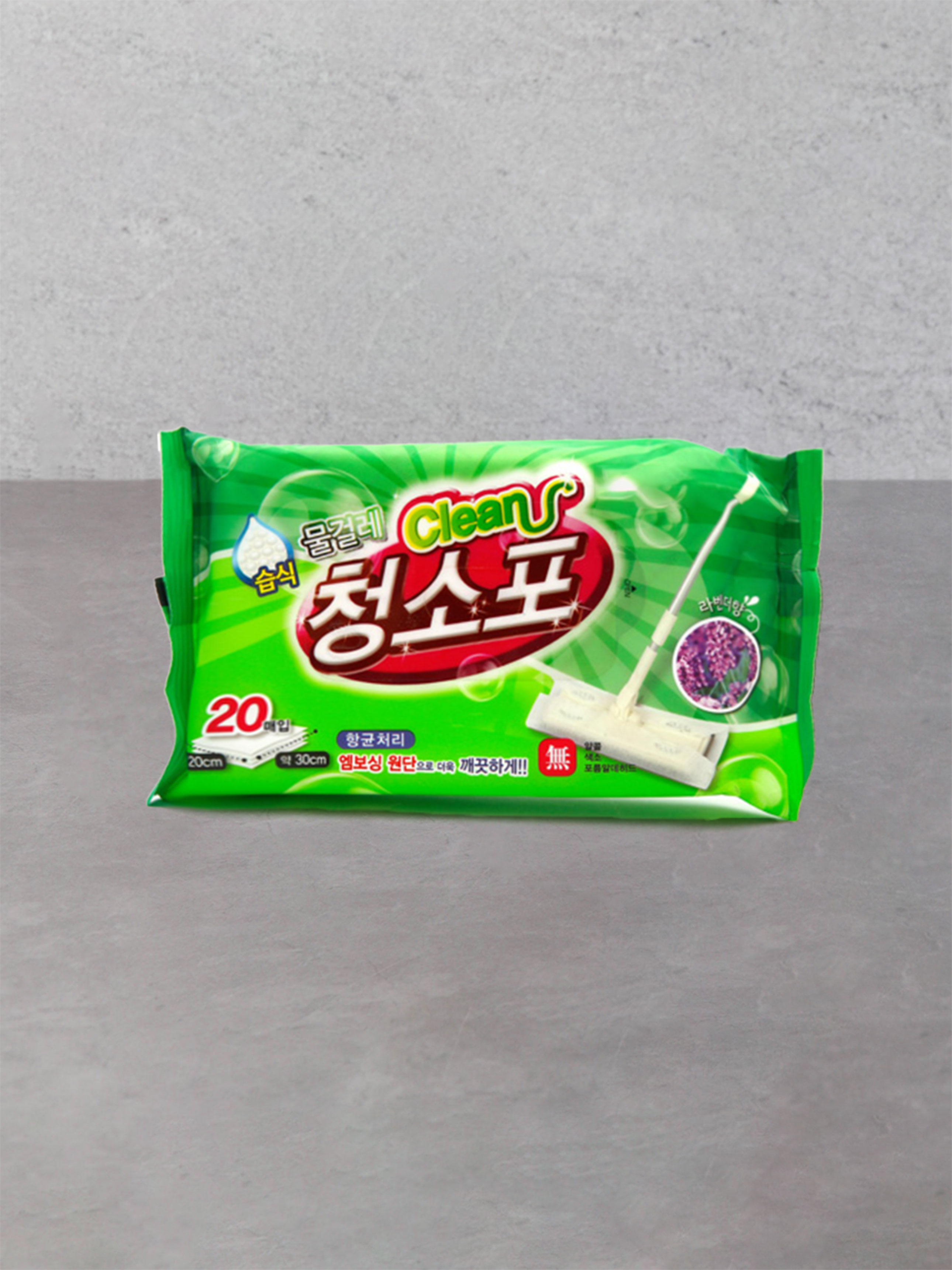 물걸레 청소포 라벤더향 20매