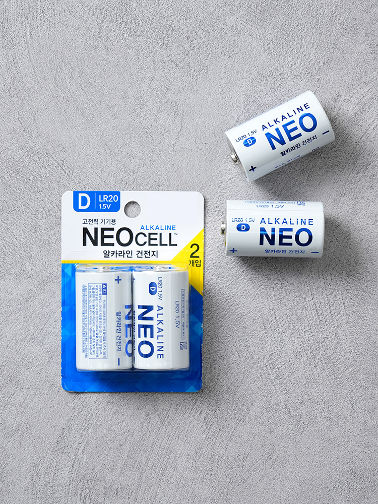 Батарейки щелочные Neocell LR20(D) 2 шт.