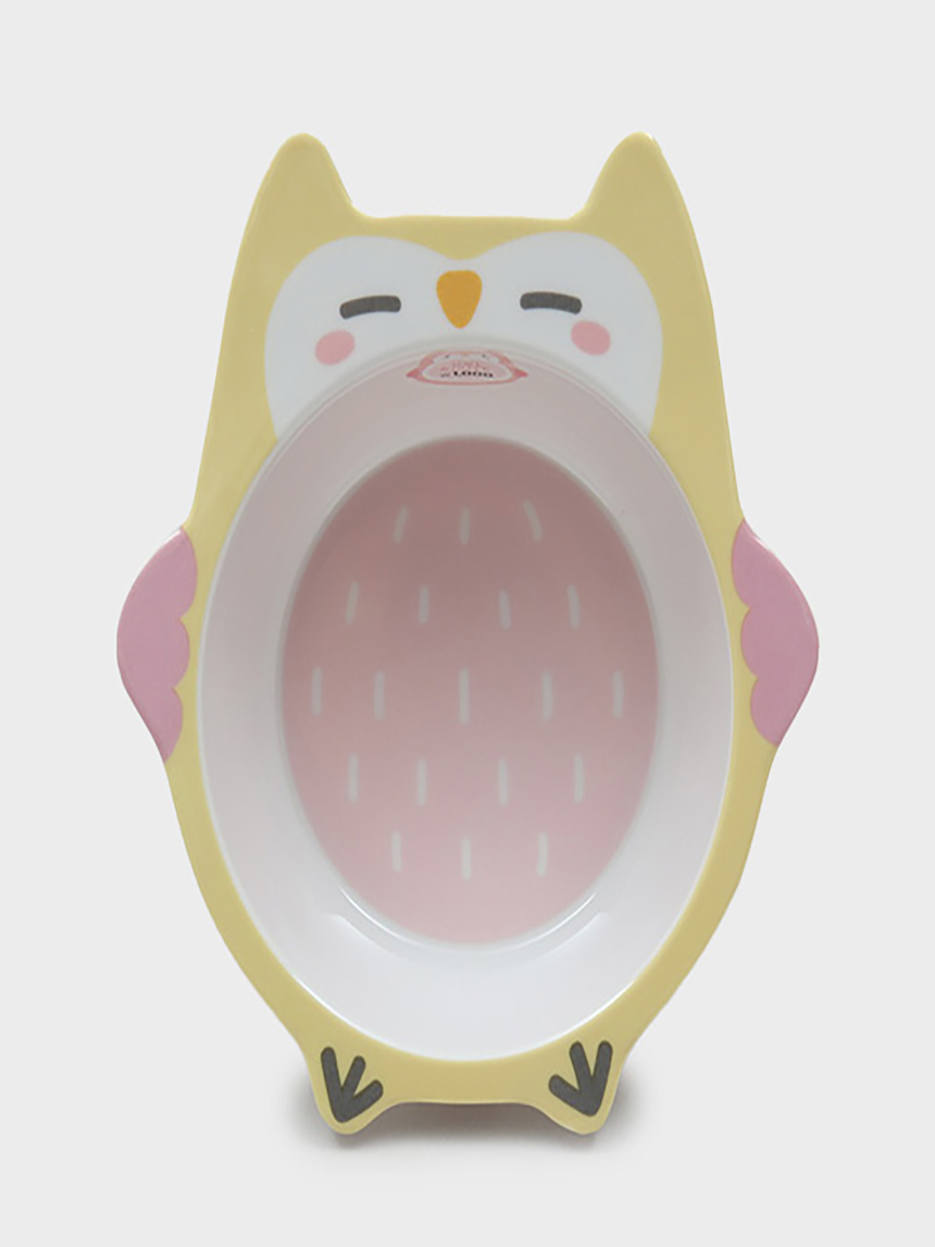 부엉이 모양 멜라민볼 13 cm