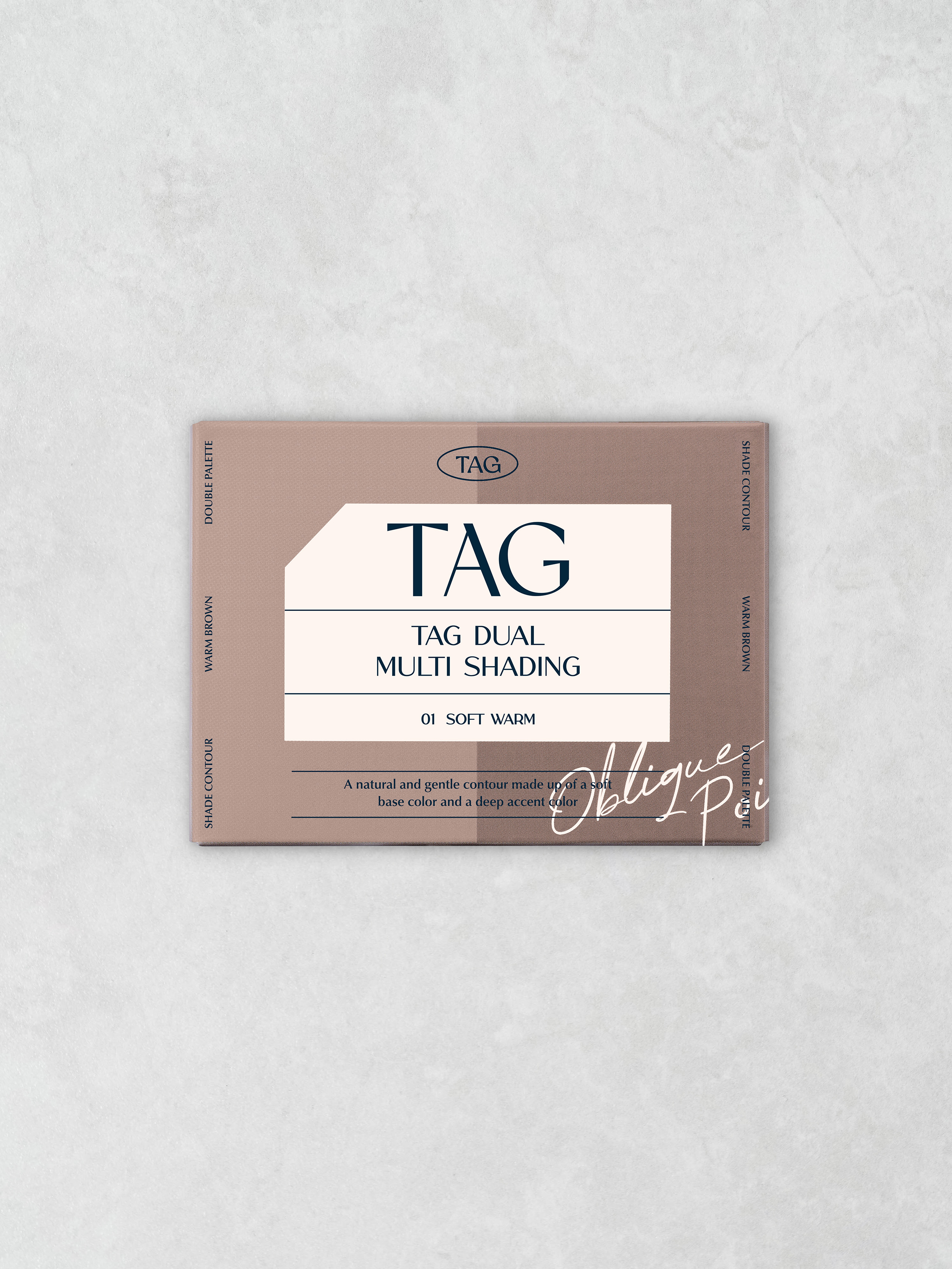 Двойной скульптор TAG Dual Multi Shading 01 Soft Warm 9.4 г