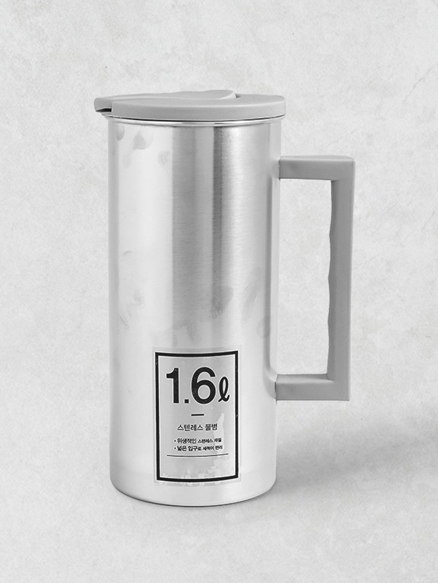스텐 손잡이 물병 1.6L