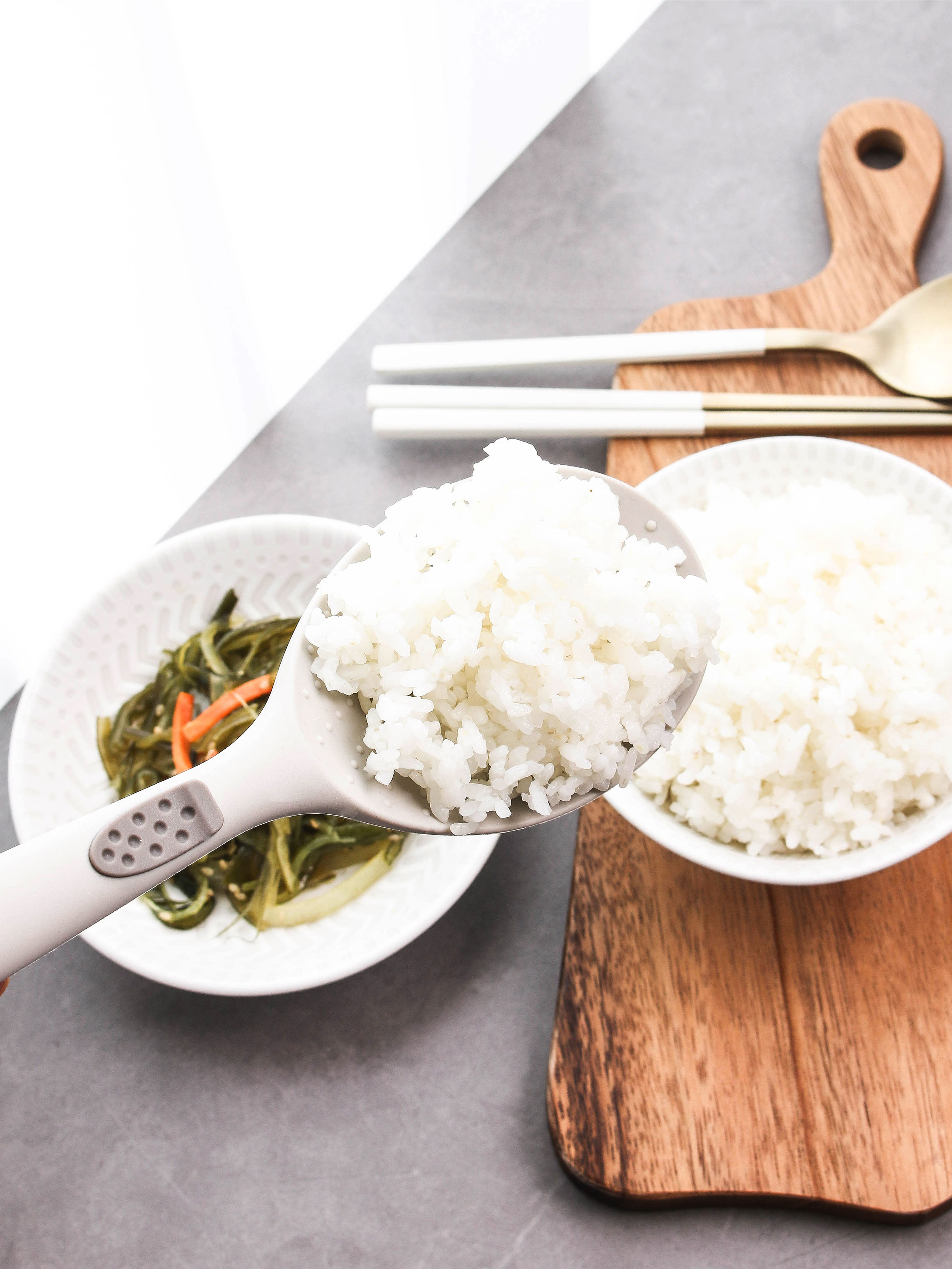 거치형 실리콘 밥주걱