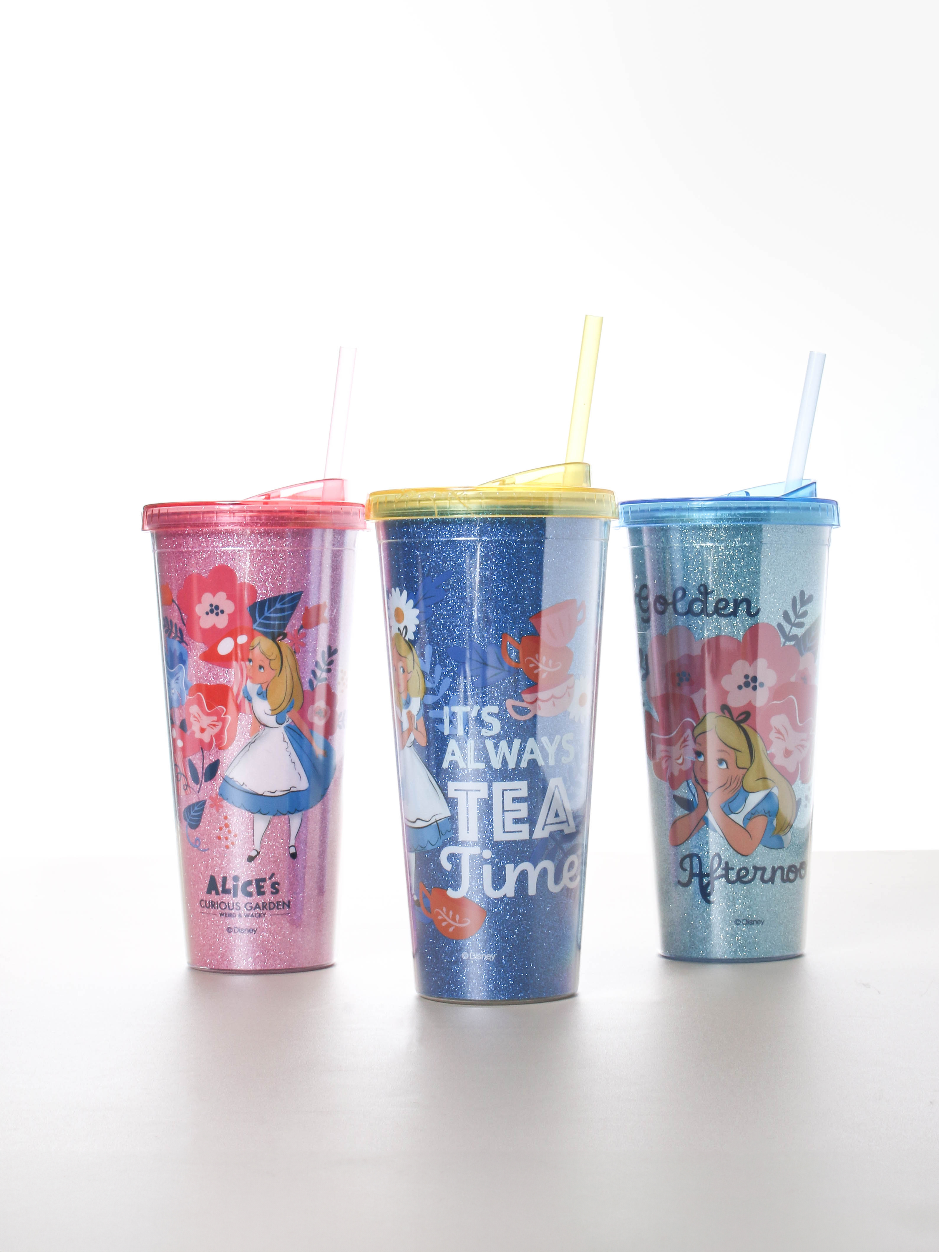 디즈니 앨리스 빨대컵 650ml