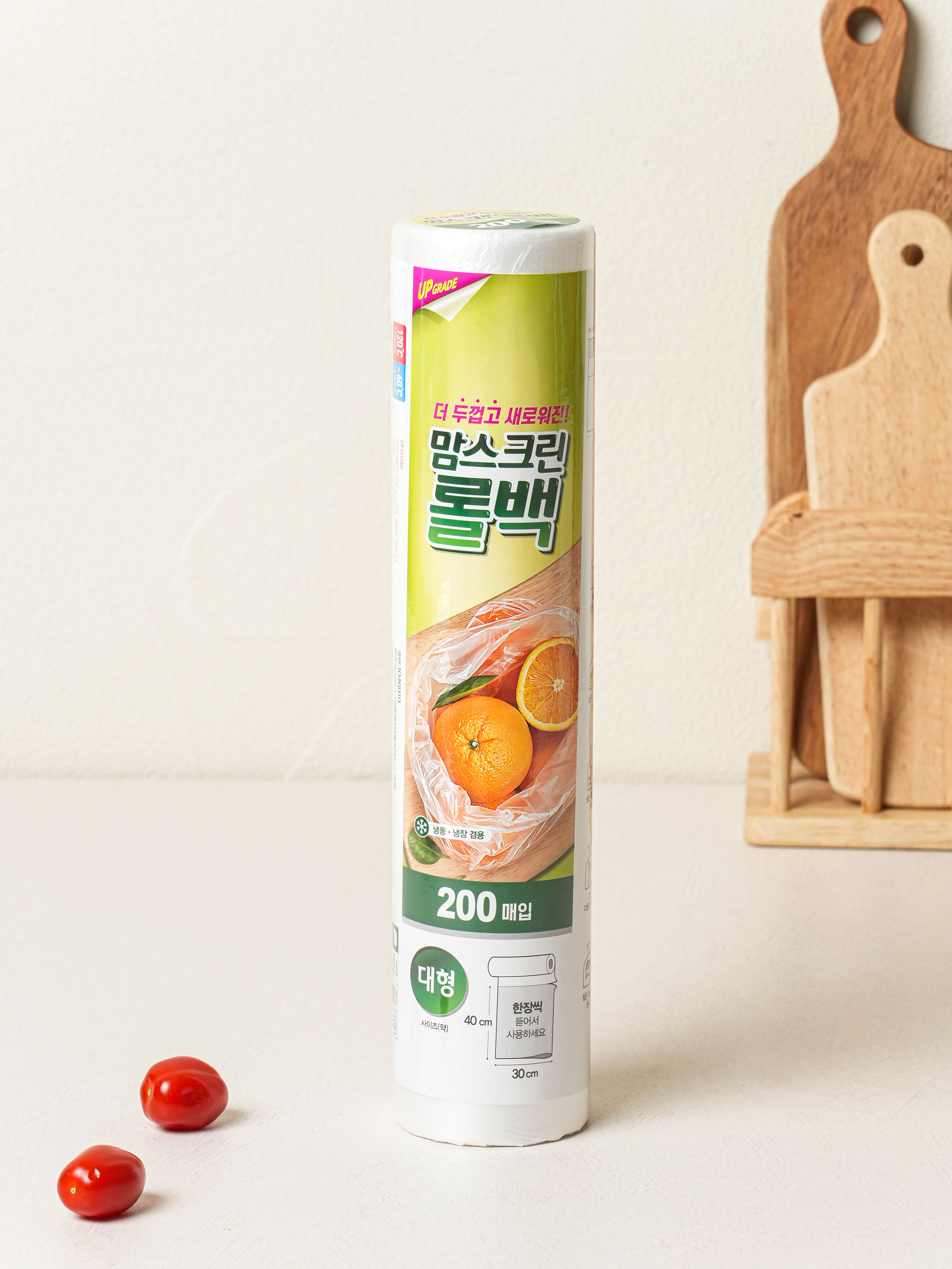 NEW 맘스크린 롤백 대형 200매입