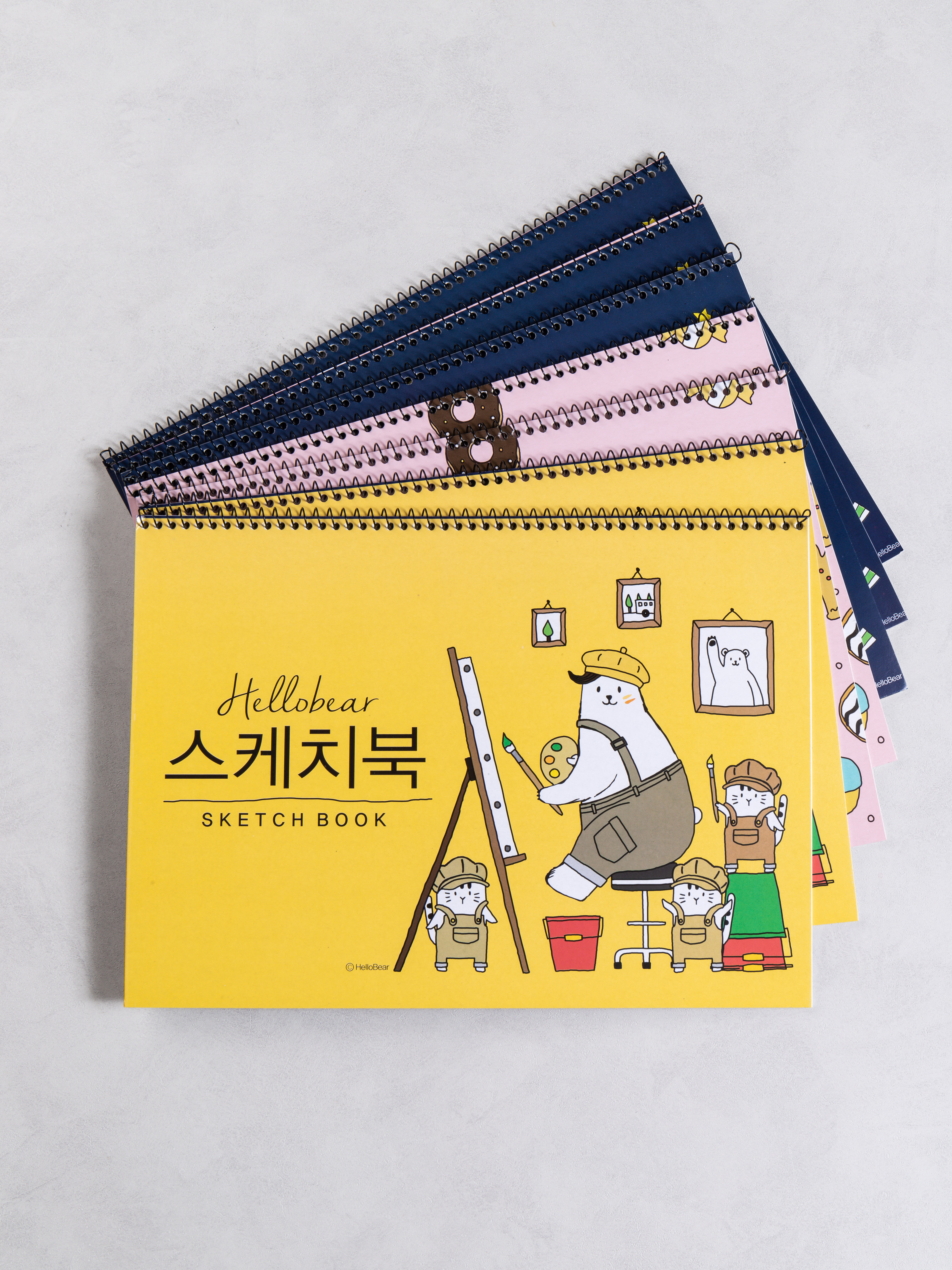 Альбом для рисования Hello Bear 18 л. х 7 шт.